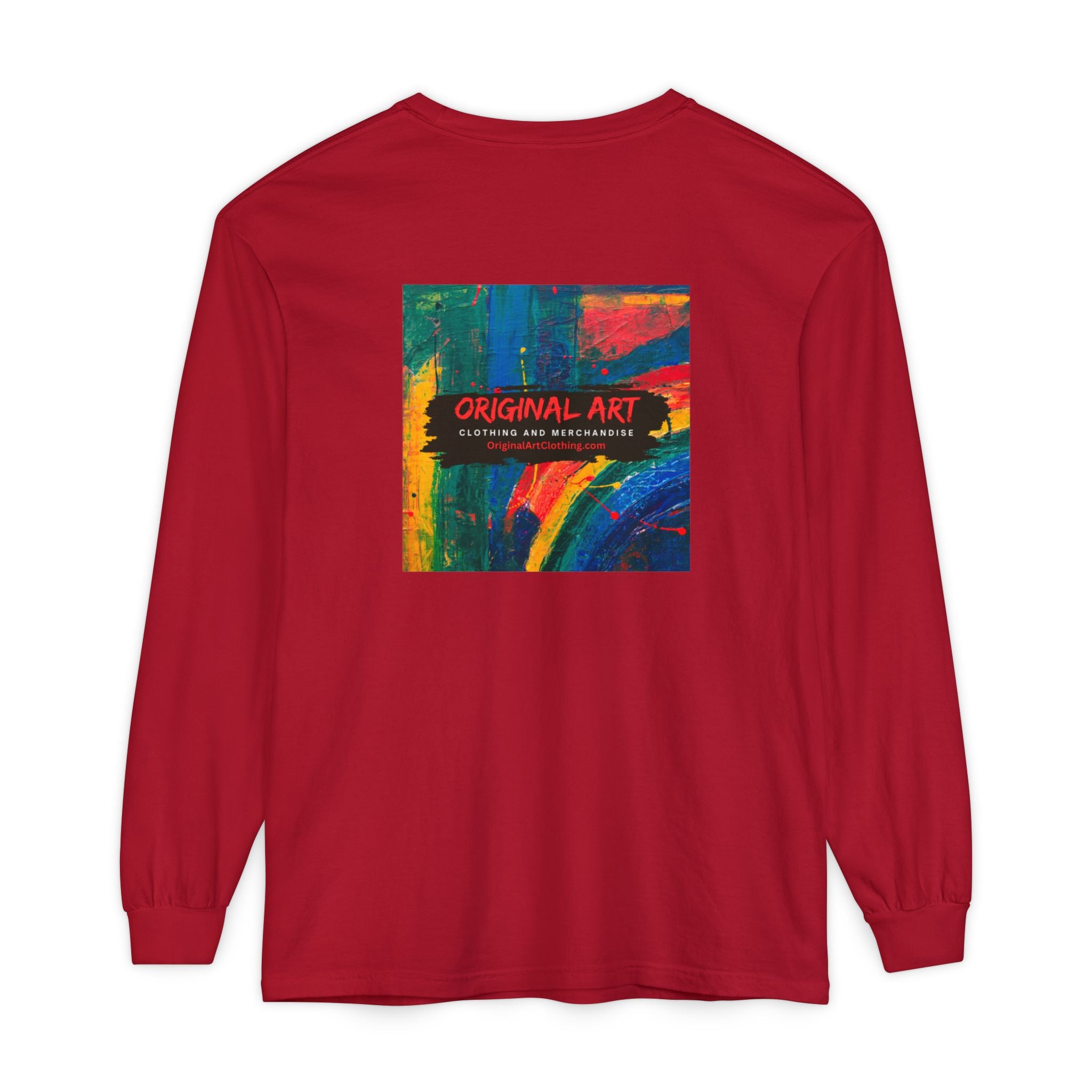 TV News Videographer: Unisex Garment-dyed Long Sleeve T-Shirt