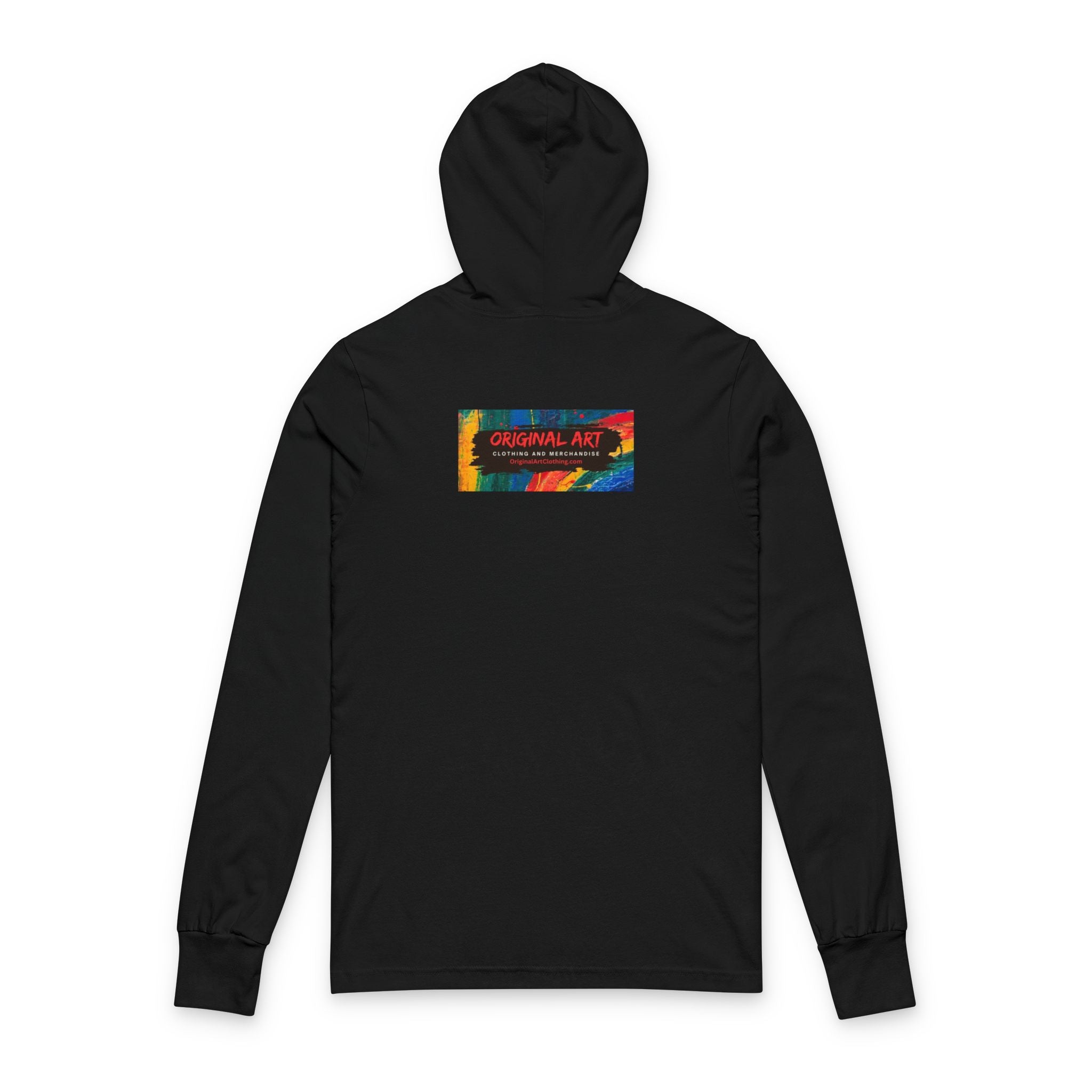 The Bald Life Hooded Long Sleeve Tee — Graphic Hooded Tee for Bold Statement Style