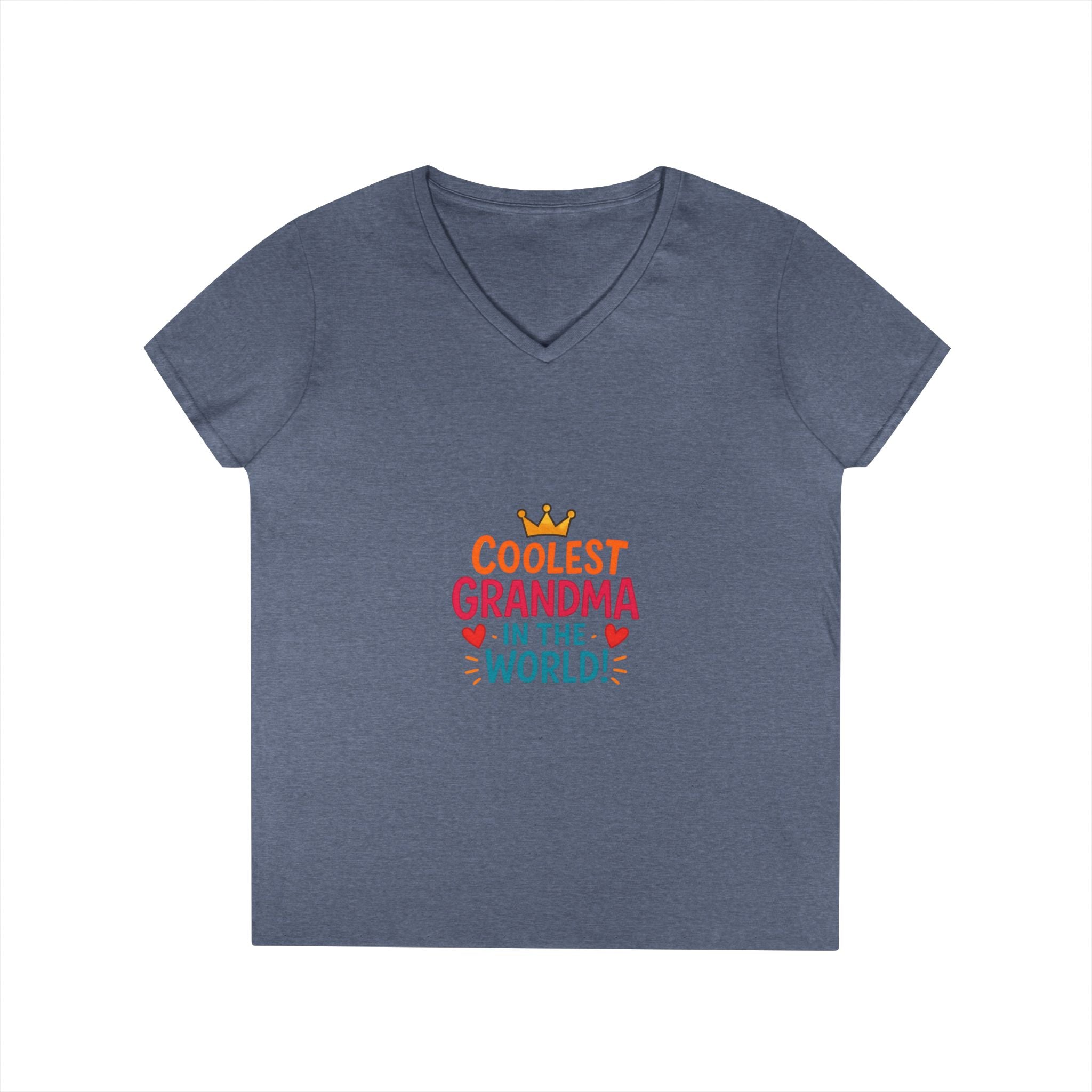 Coolest Grandma in the World V-Neck T-Shirt