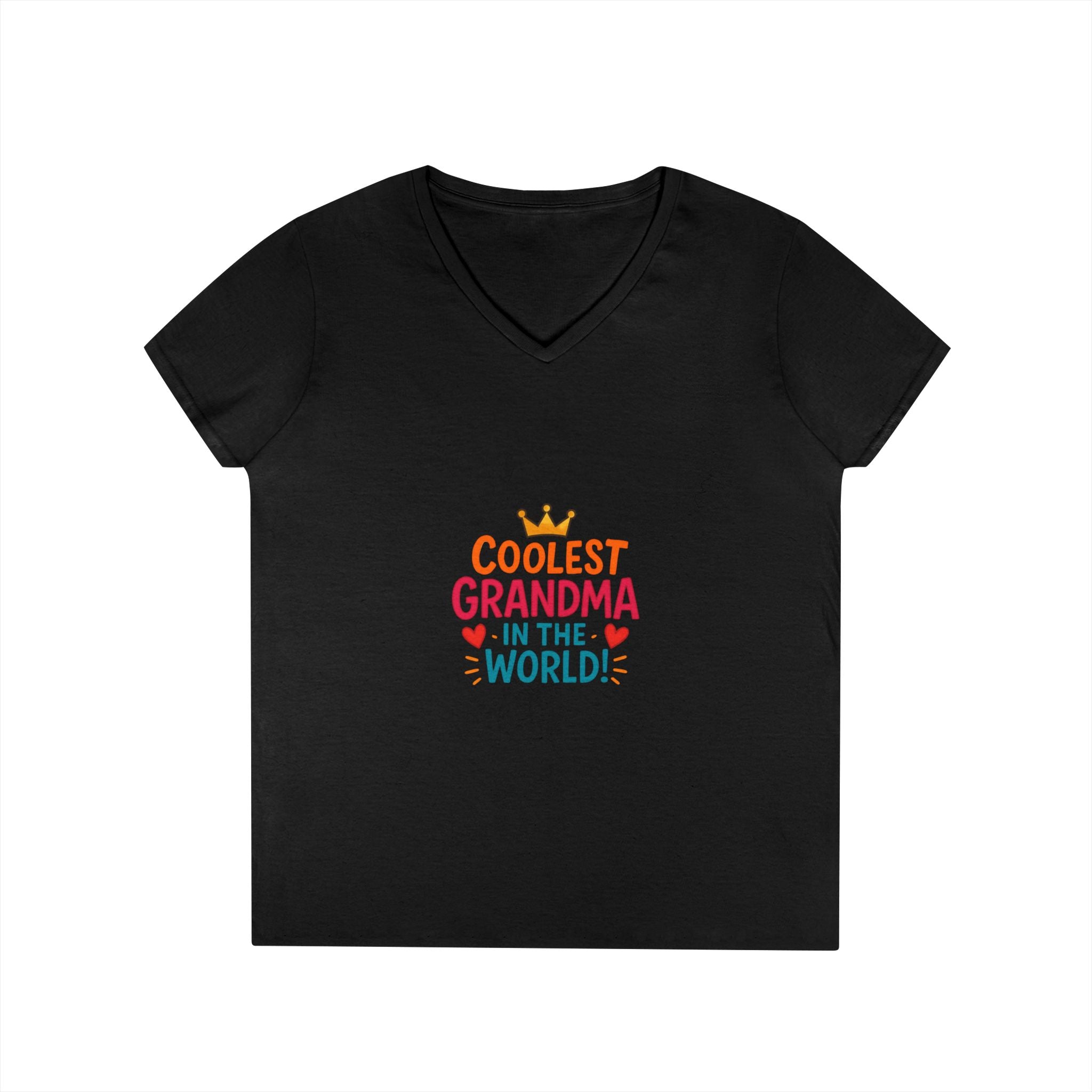 Coolest Grandma in the World V-Neck T-Shirt