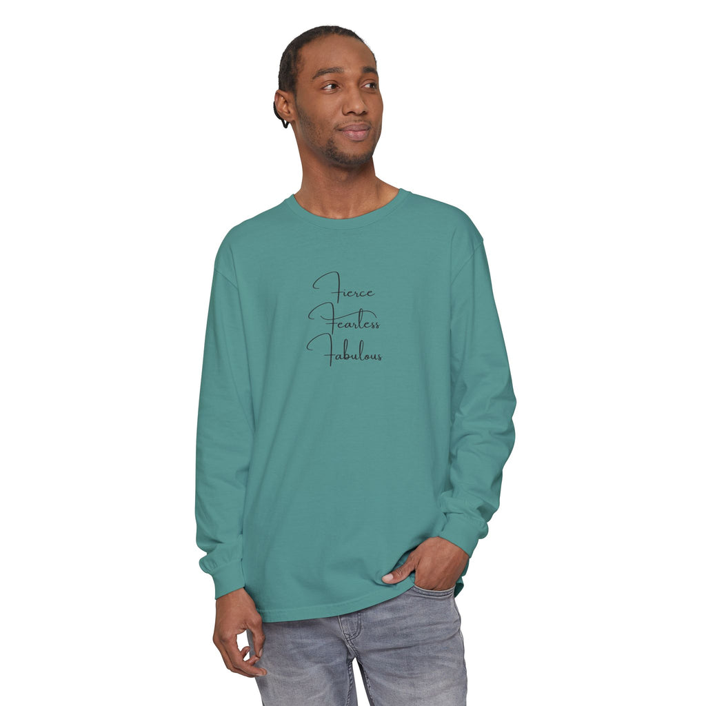 'Fierce Fearless Fabulous' Long Sleeve Tee