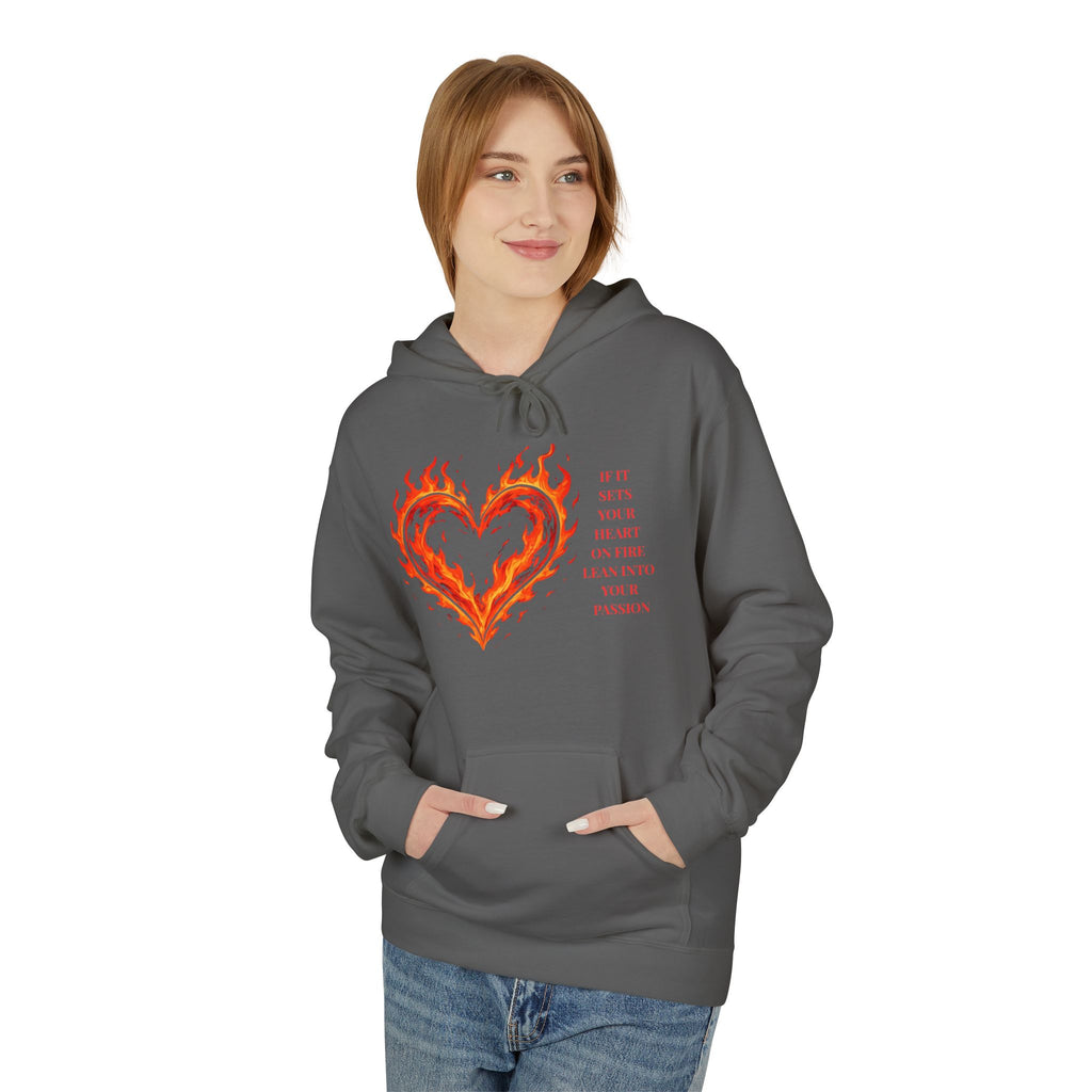 If It Sets Your Heart On Fire Graphic Pullover