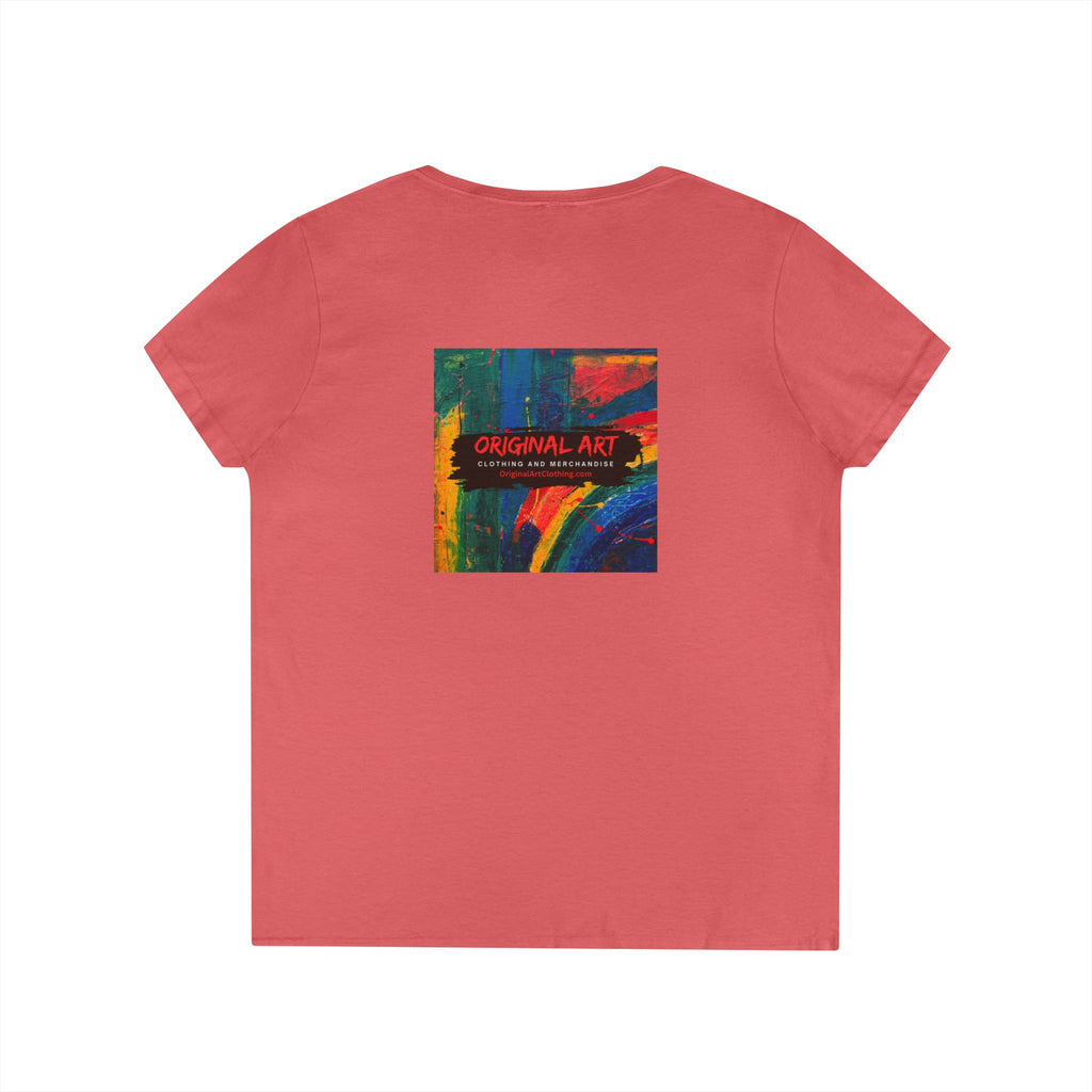 Crazy Bitch Bingo Ladies' V-Neck T-Shirt — Funny Bingo Tee for Women