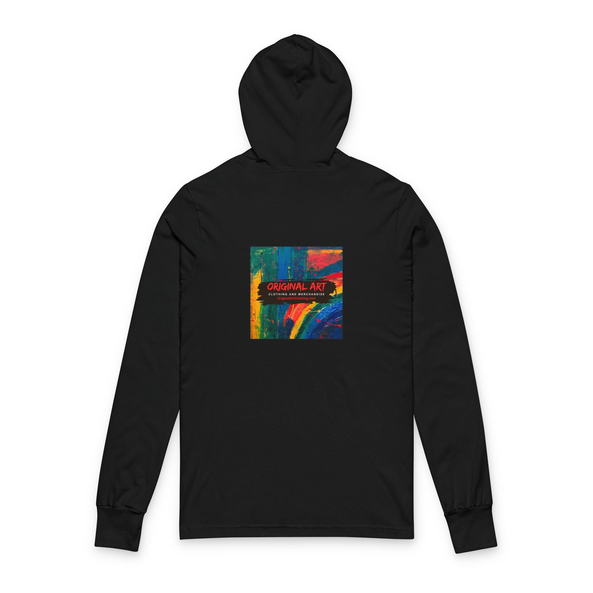Live Music Is My Jam Hooded Tee — Guitar & Mic Graphic Long Sleeve