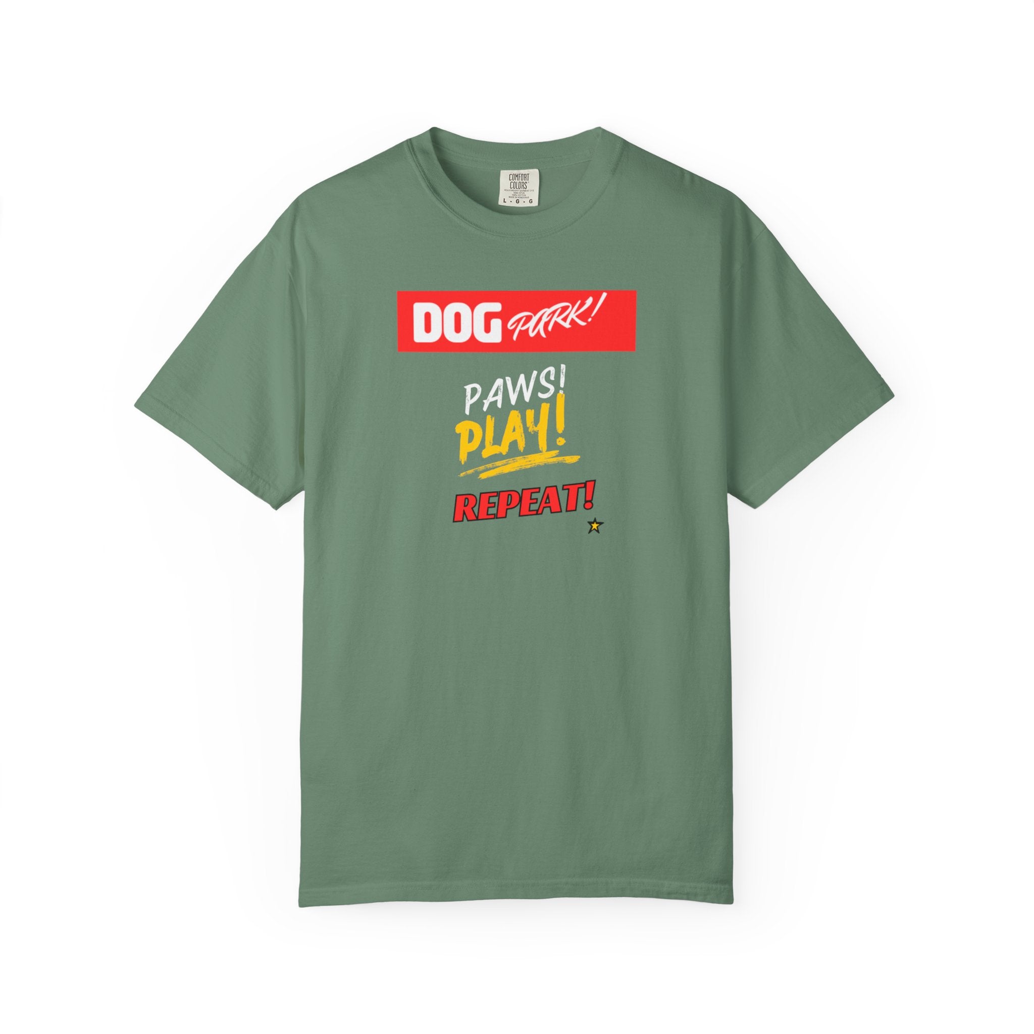 Dog Park Unisex Garment-Dyed T-shirt