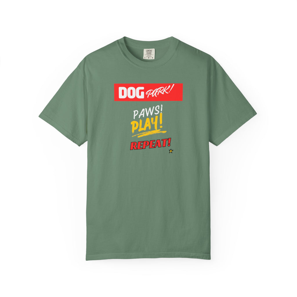 Dog Park Unisex Garment-Dyed T-shirt