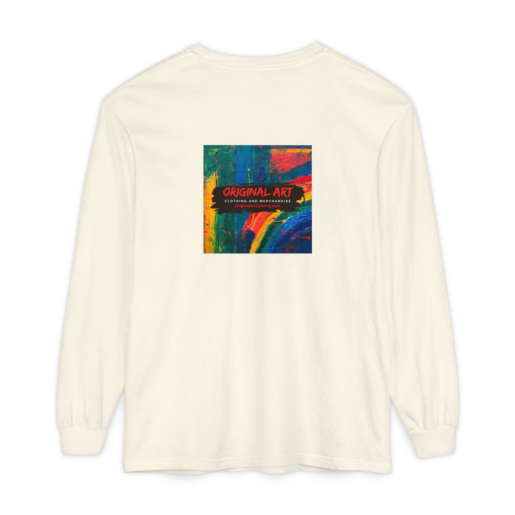 Teacher Long Sleeve Tee — "I teach. I make a difference. Maybe not today, but eventually." — Colorful Back Art