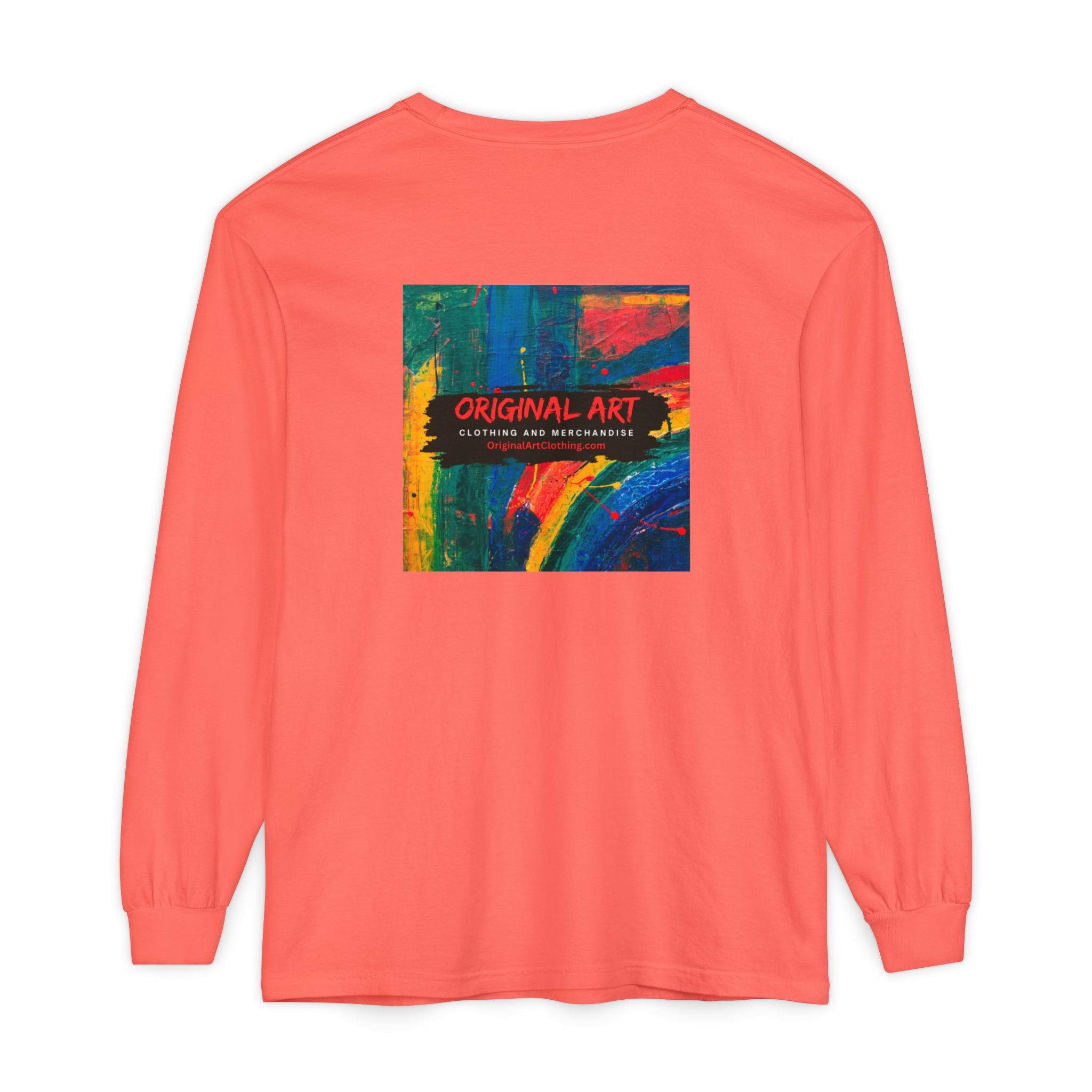 TV News Videographer: Unisex Garment-dyed Long Sleeve T-Shirt