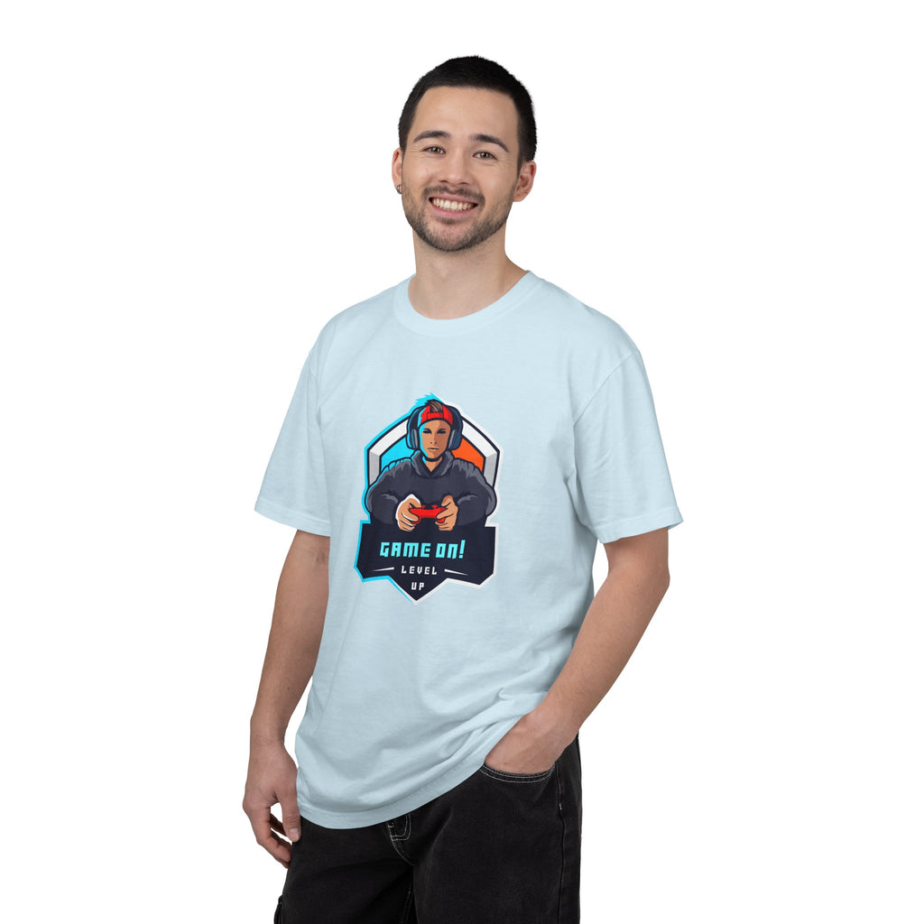 "Game On! Level Up" Graphic Tee Shirt