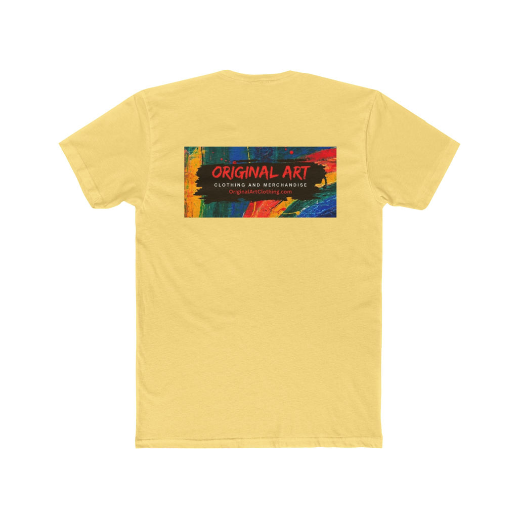 Happy Hour Crew Tee — "Happy Hour" Text Front & Original Art Back Cotton T‑Shirt