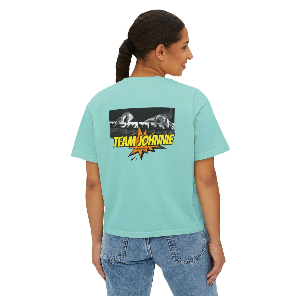'The Concert: Johnnie Johnson' Ticket Design Graphic Boxy Tee