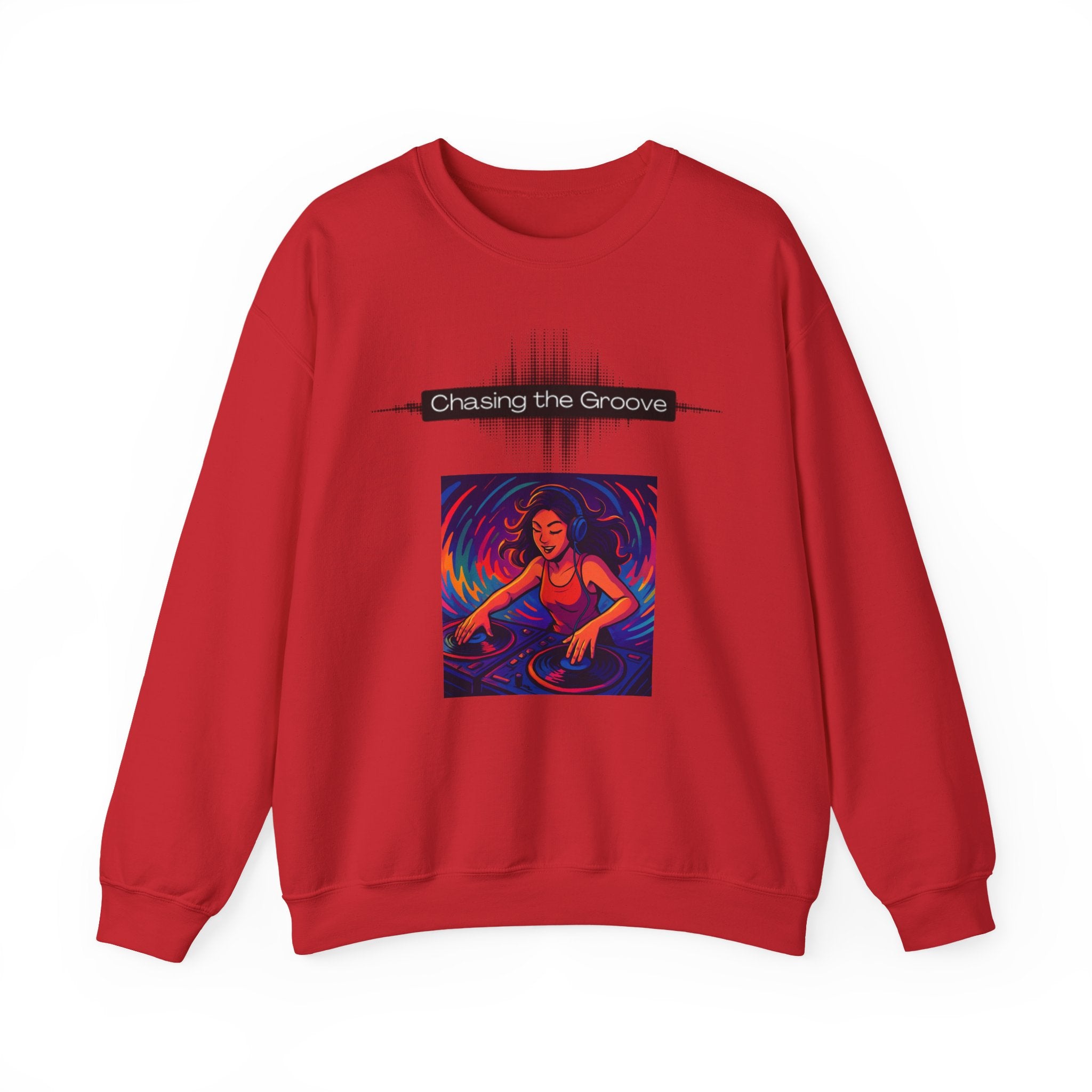 “Chasing the Groove” Soundwave Music Pullover--Crewneck Sweatshirt