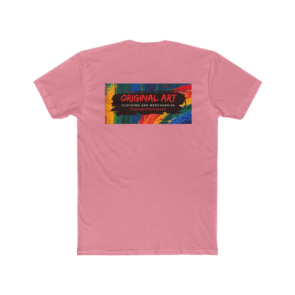 Happy Hour Crew Tee — "Happy Hour" Text Front & Original Art Back Cotton T‑Shirt