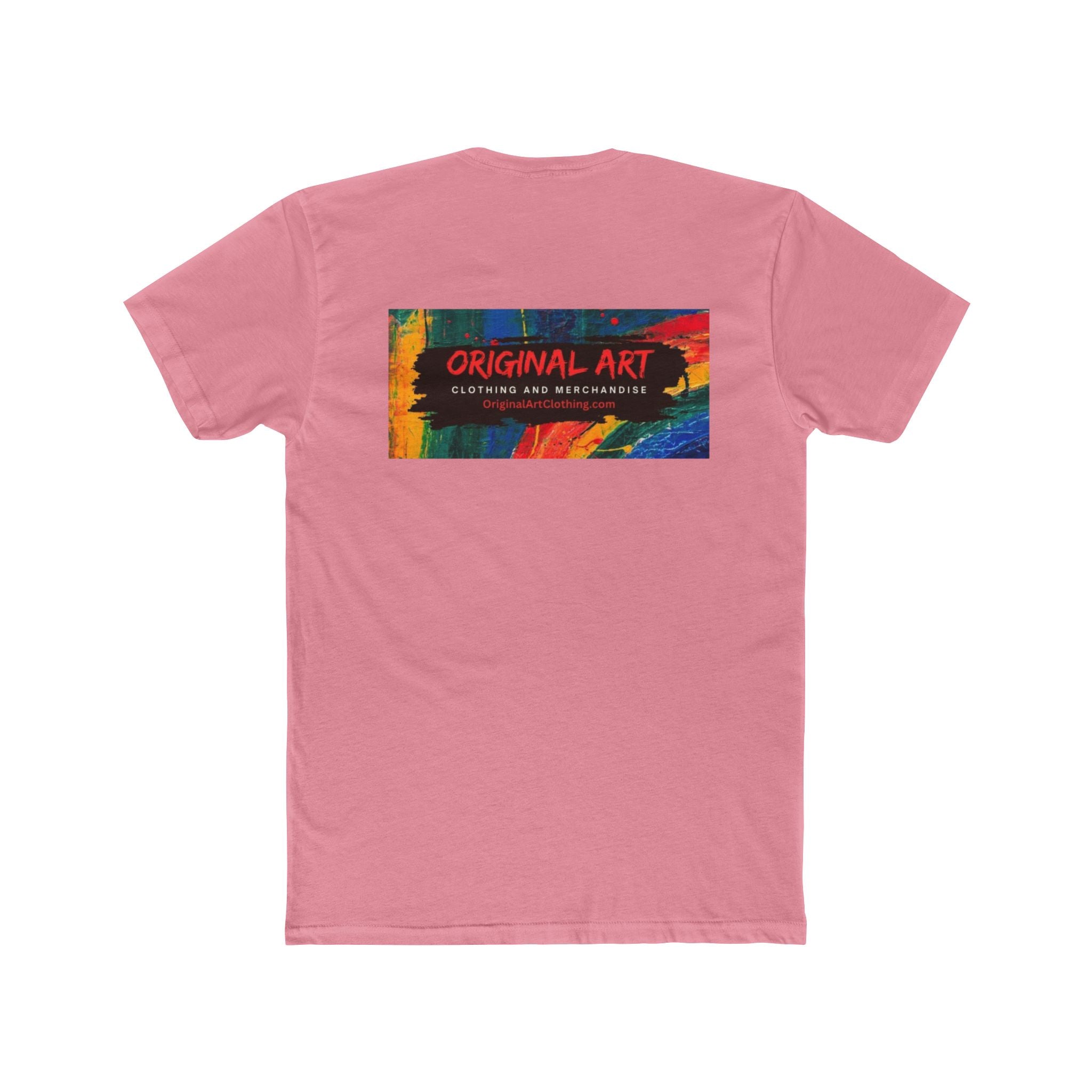 Happy Hour Crew Tee — "Happy Hour" Text Front & Original Art Back Cotton T‑Shirt