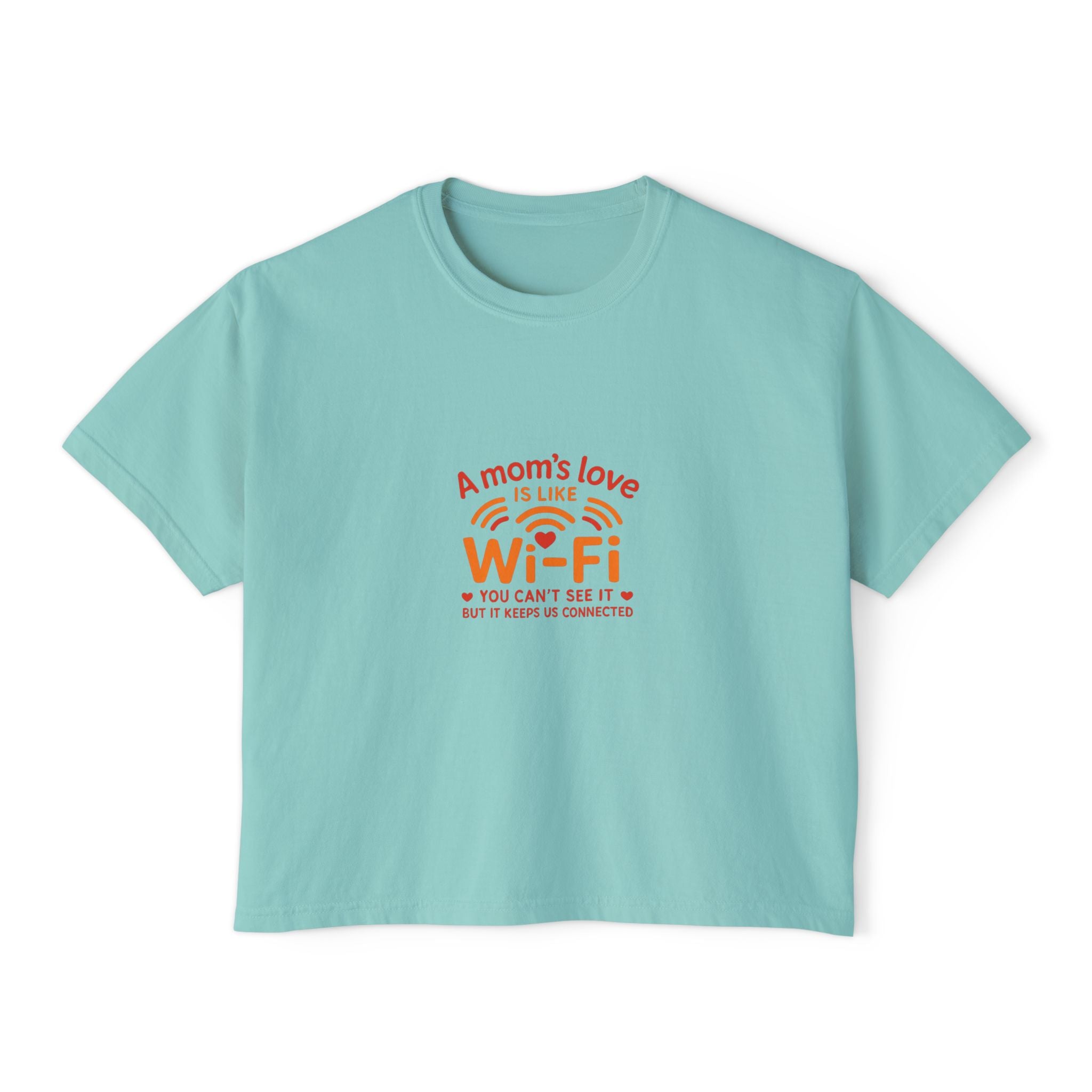 Mom's Love Wi-Fi Boxy Tee