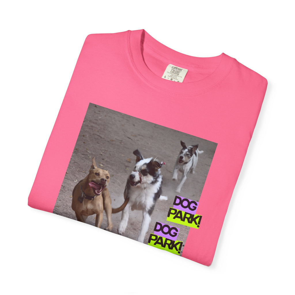 Dog Park Graphic Tee | Fun Pet Lover Shirt, Casual Dog Parent Apparel, Unique Gift for Dog Owners, Animal Lover Fashion
