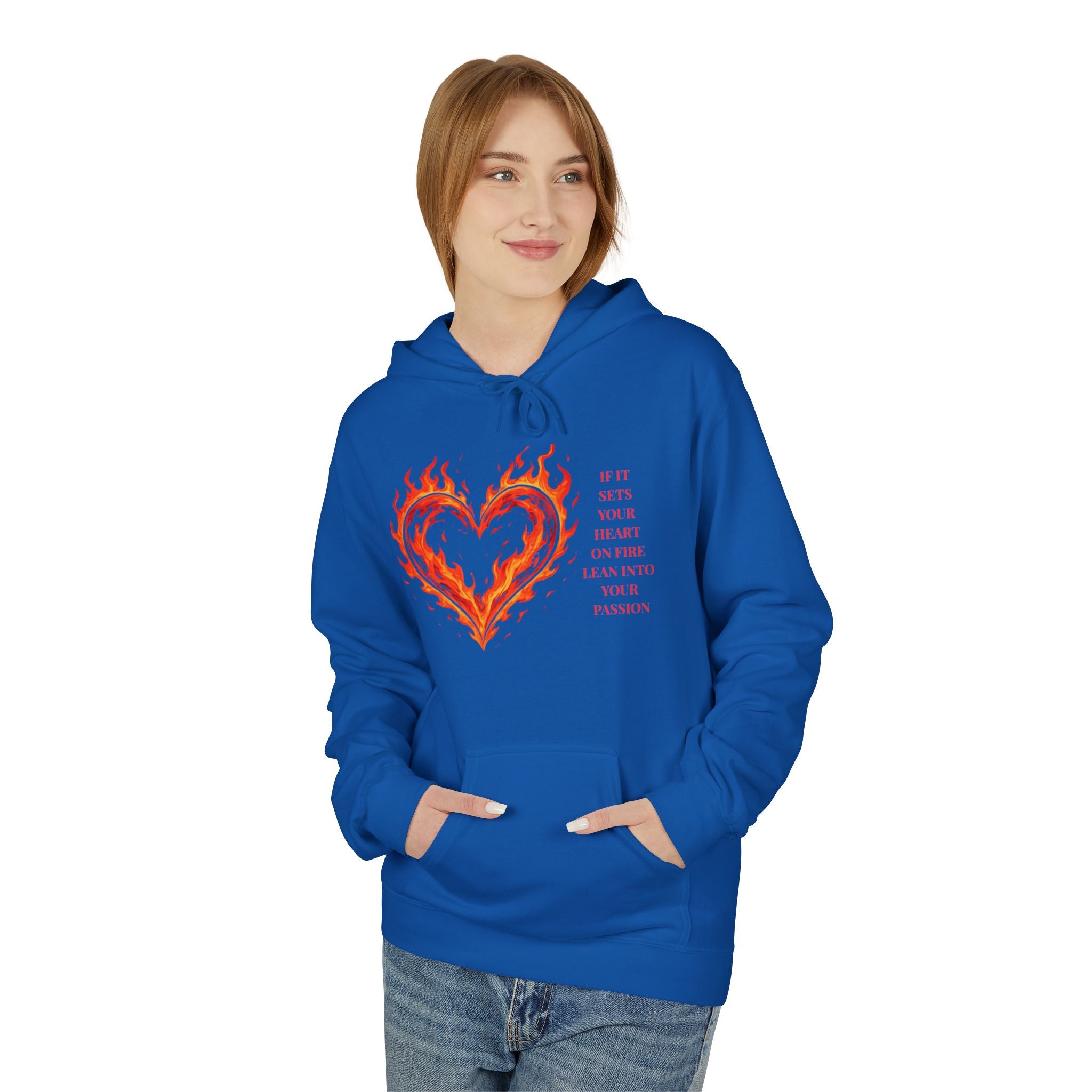 If It Sets Your Heart On Fire Graphic Pullover