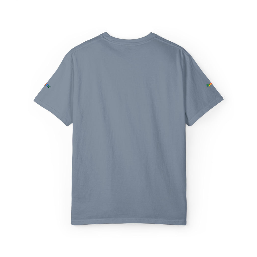 "Fancy" Colorful Logo T-Shirt — Small Chest & Sleeve Graphic