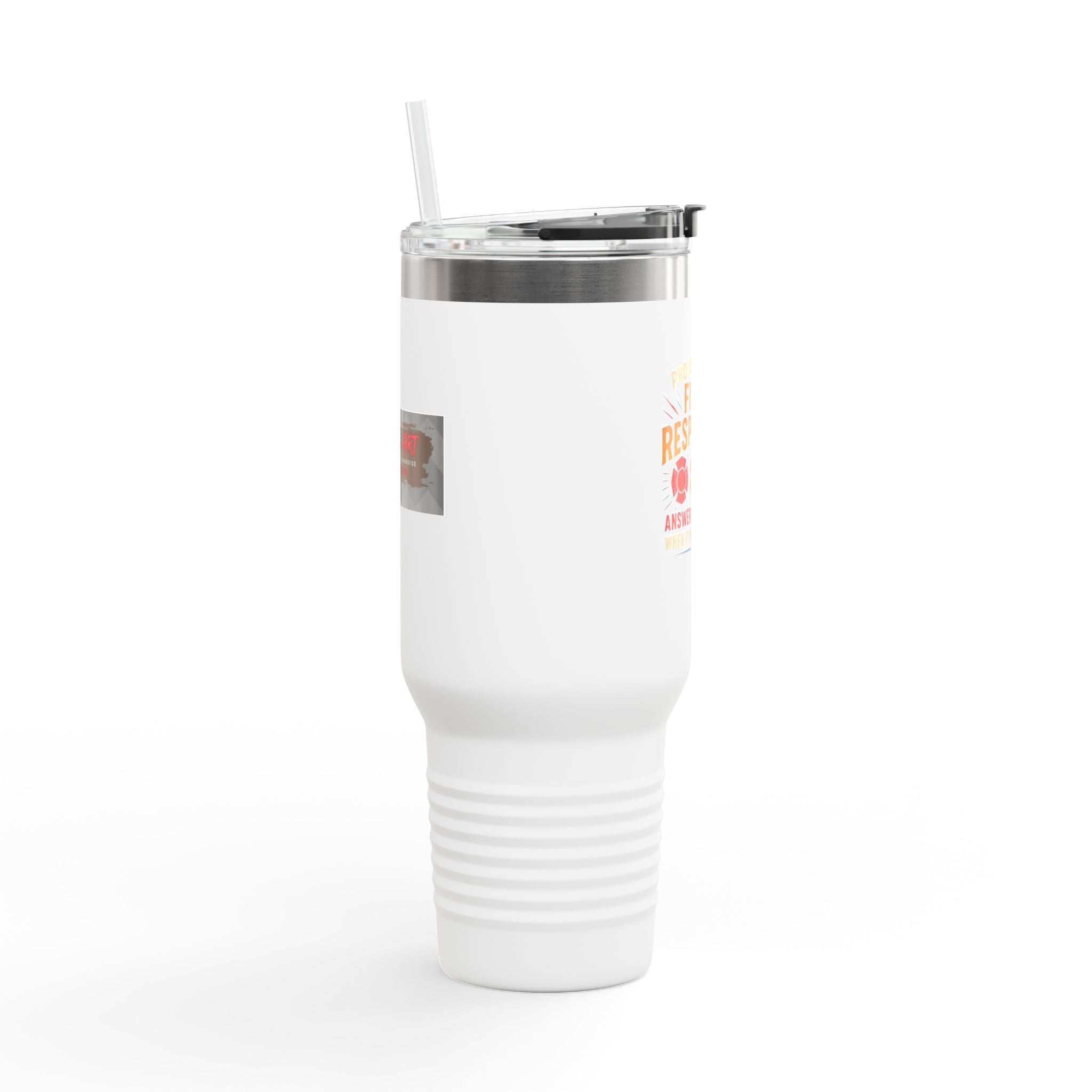 40oz Insulated Travel Mug - First Responder Appreciation Design (Answering the Call)