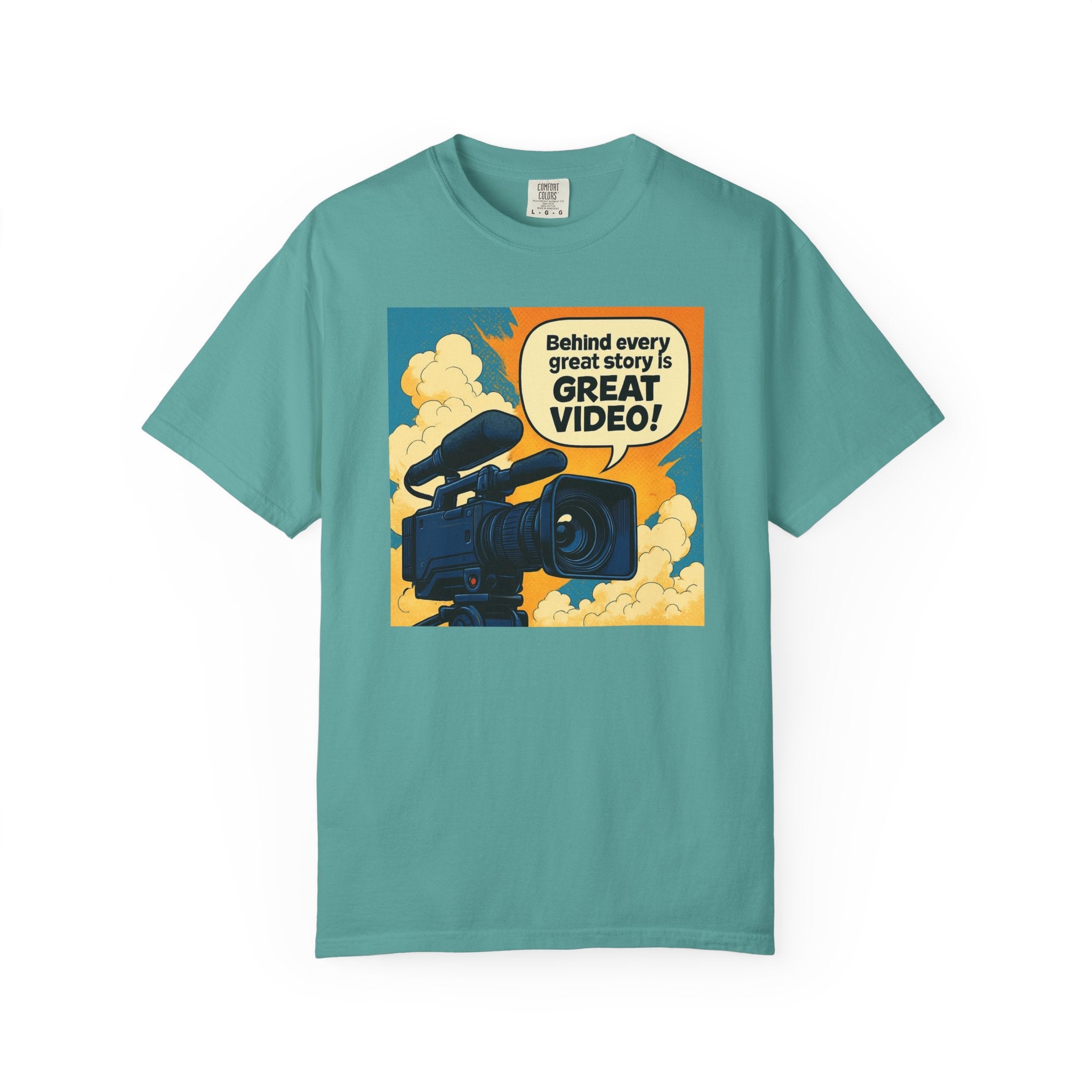 TV News Videographer Unisex Garment-Dyed T-shirt