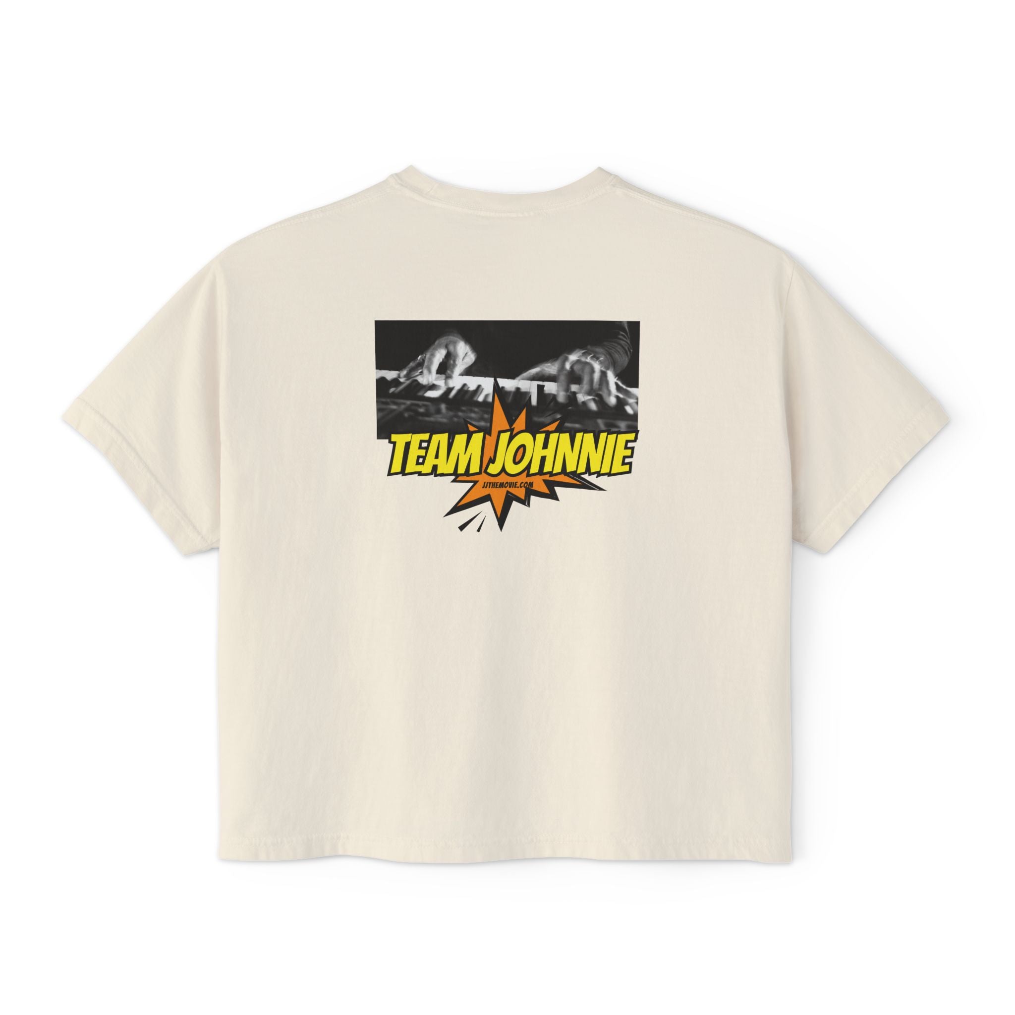 'The Concert: Johnnie Johnson' Ticket Design Graphic Boxy Tee