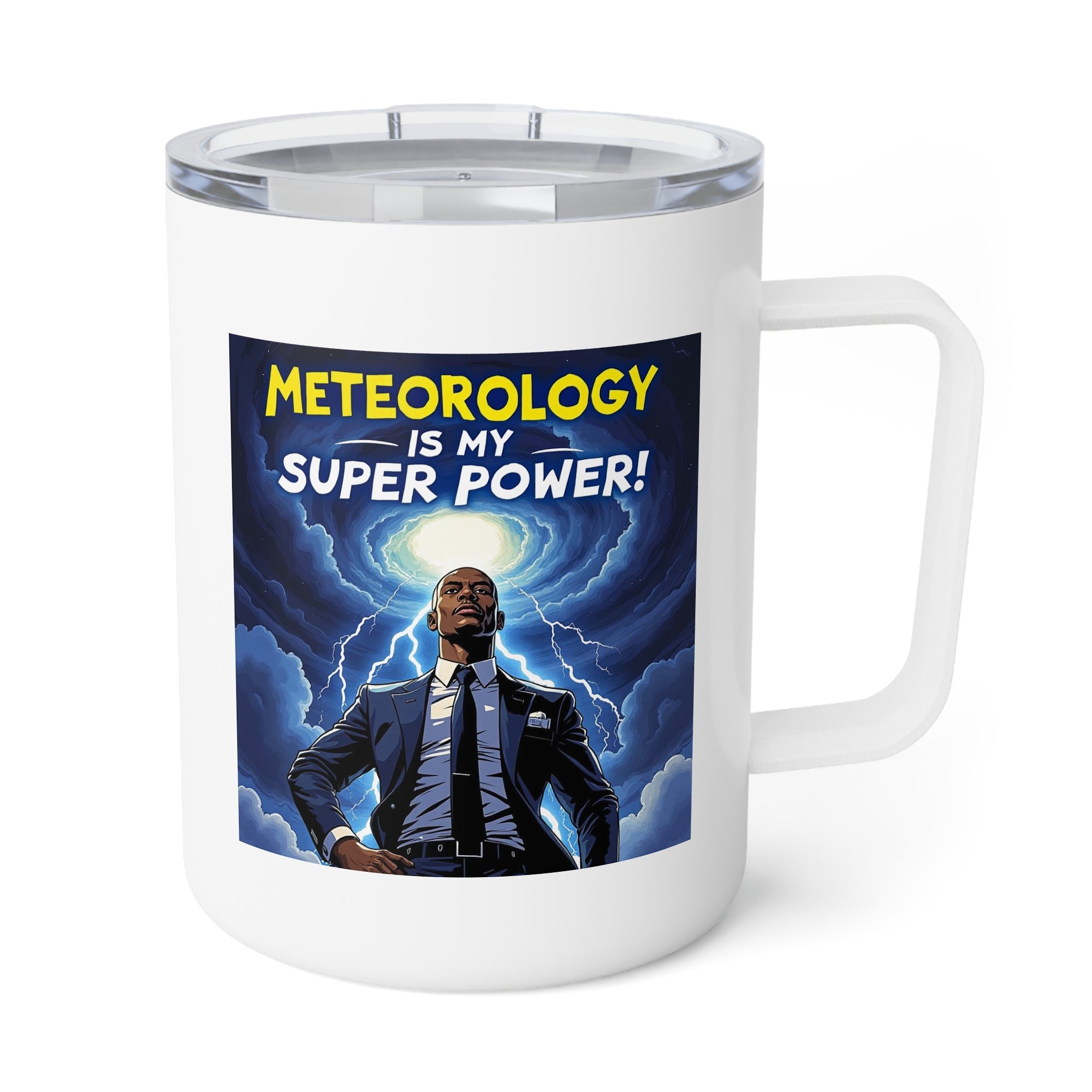 Meteorology Is My Superpower 10oz Insulated Coffee Mug —