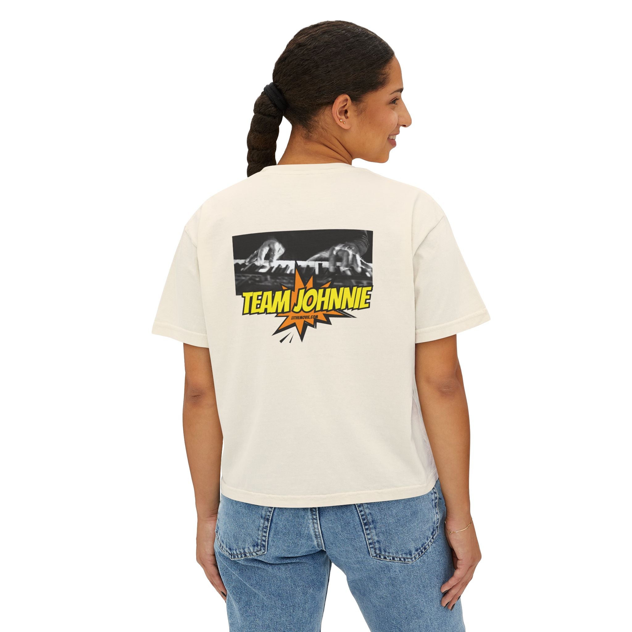'The Concert: Johnnie Johnson' Ticket Design Graphic Boxy Tee