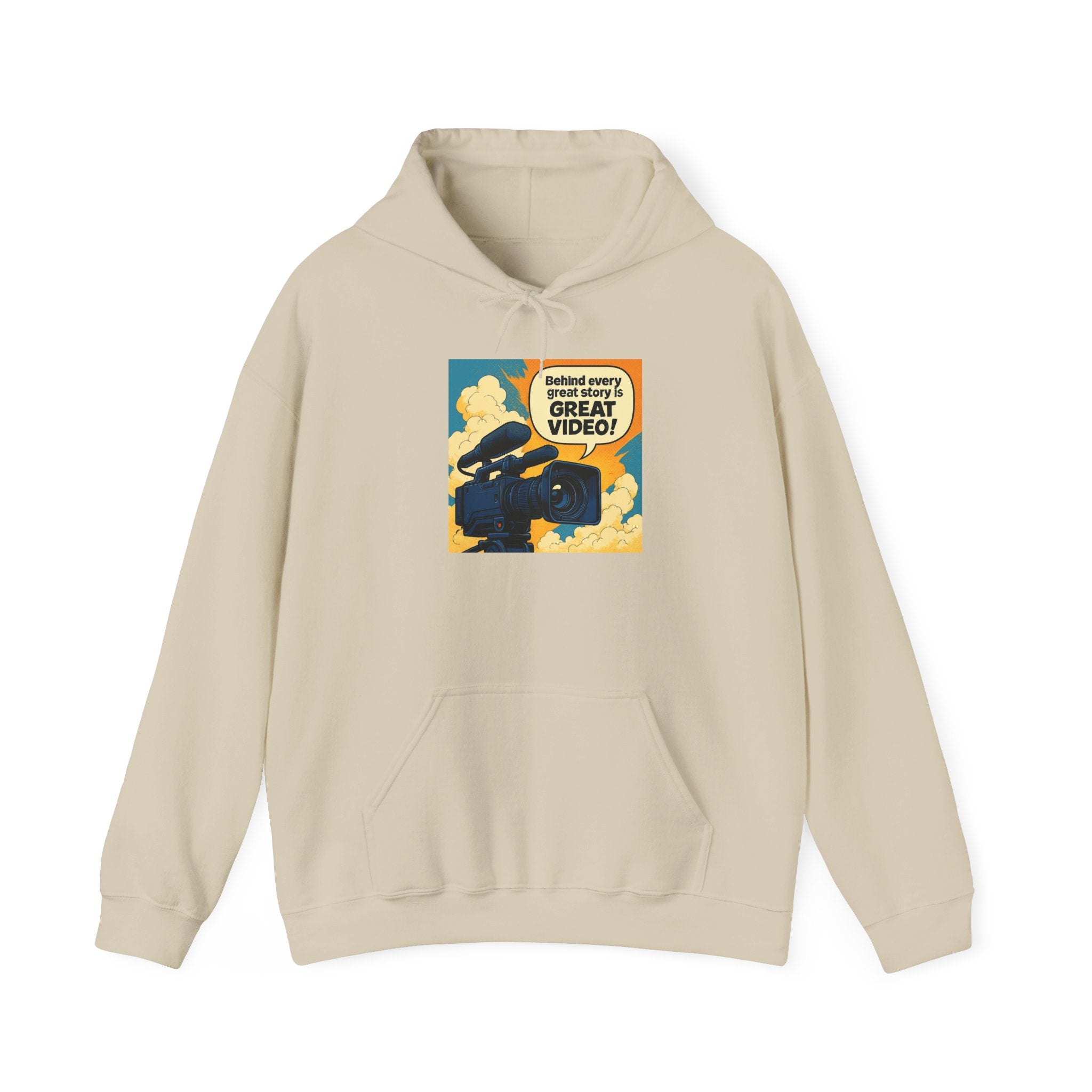 "Behind Every Great Video" Graphic Sweatshirt