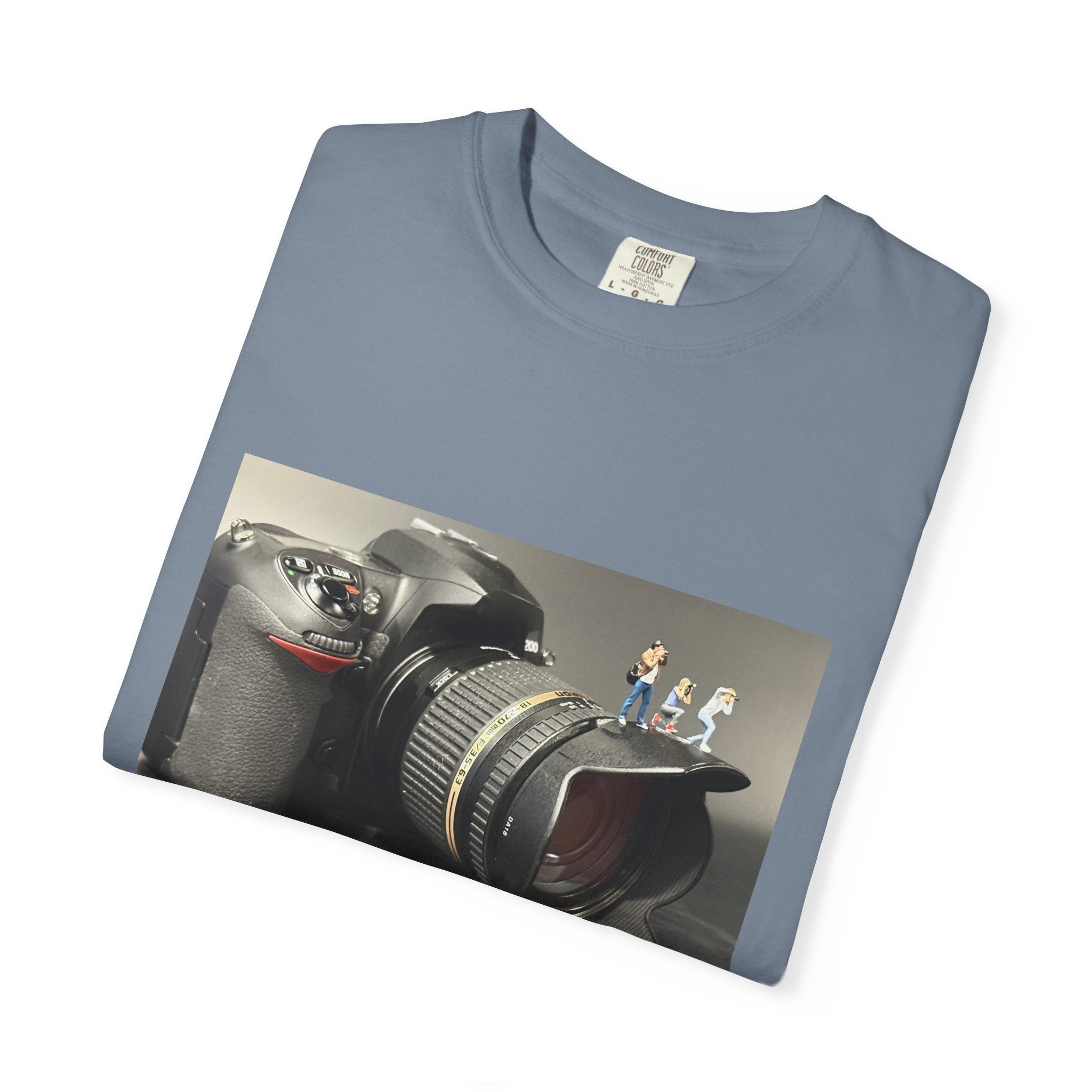 Patience & Focus Camera Tee — Photographer Inspirational Graphic T-Shirt