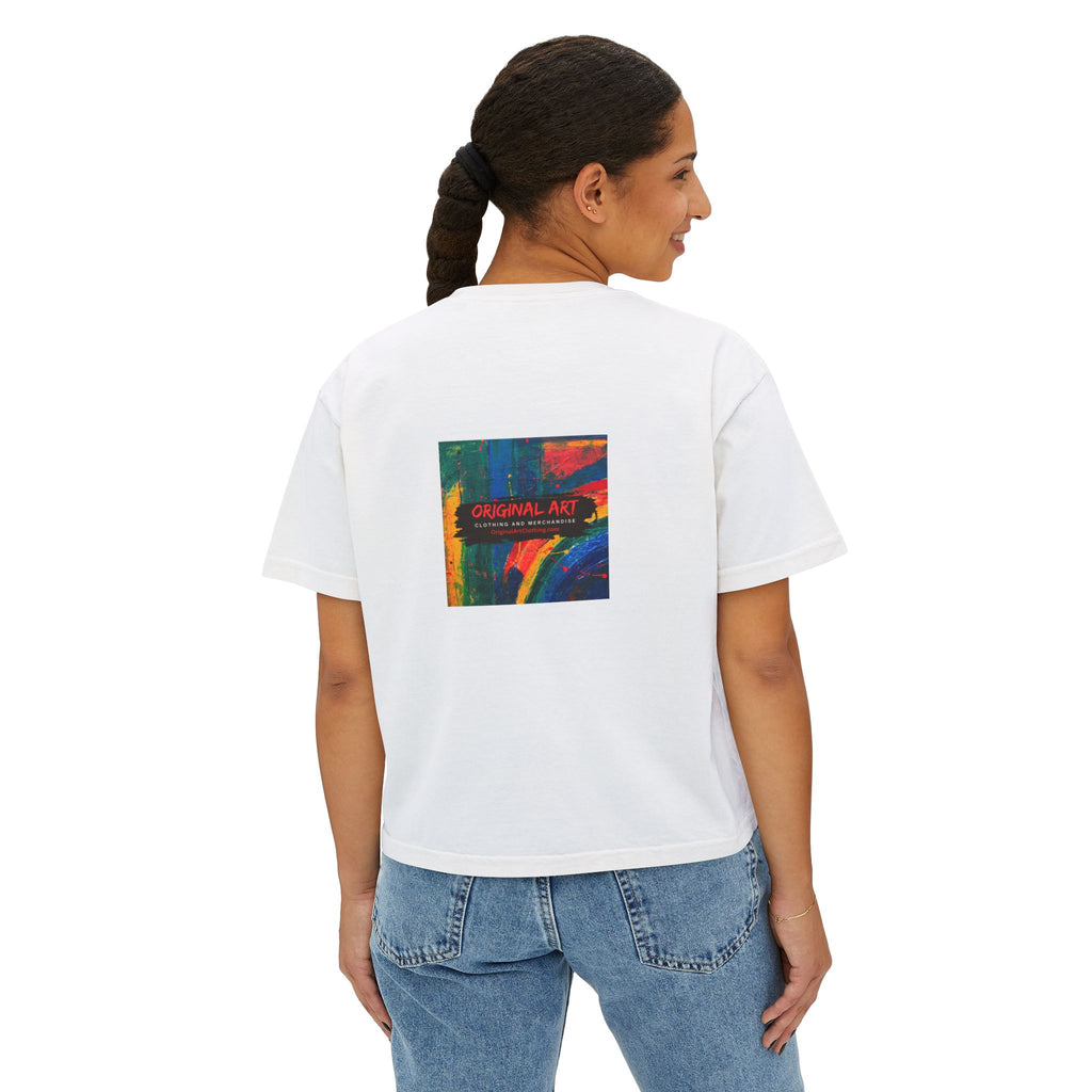 Live Music Is My Jam Boxy Tee — Women's Cropped Graphic Concert T‑Shirt