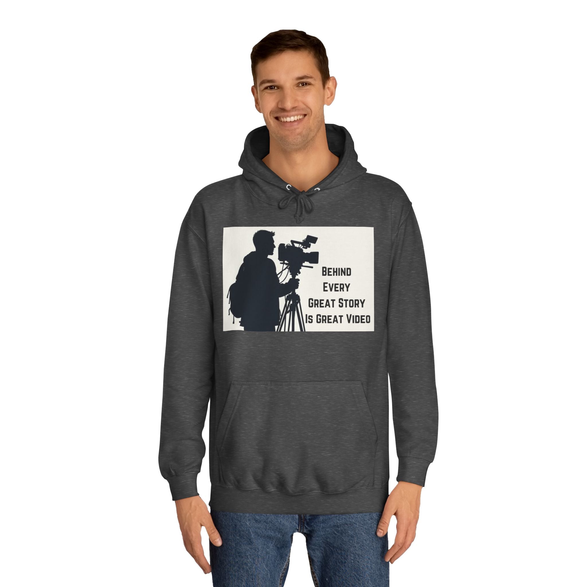 TV News Videographers: Unisex College Hoodie