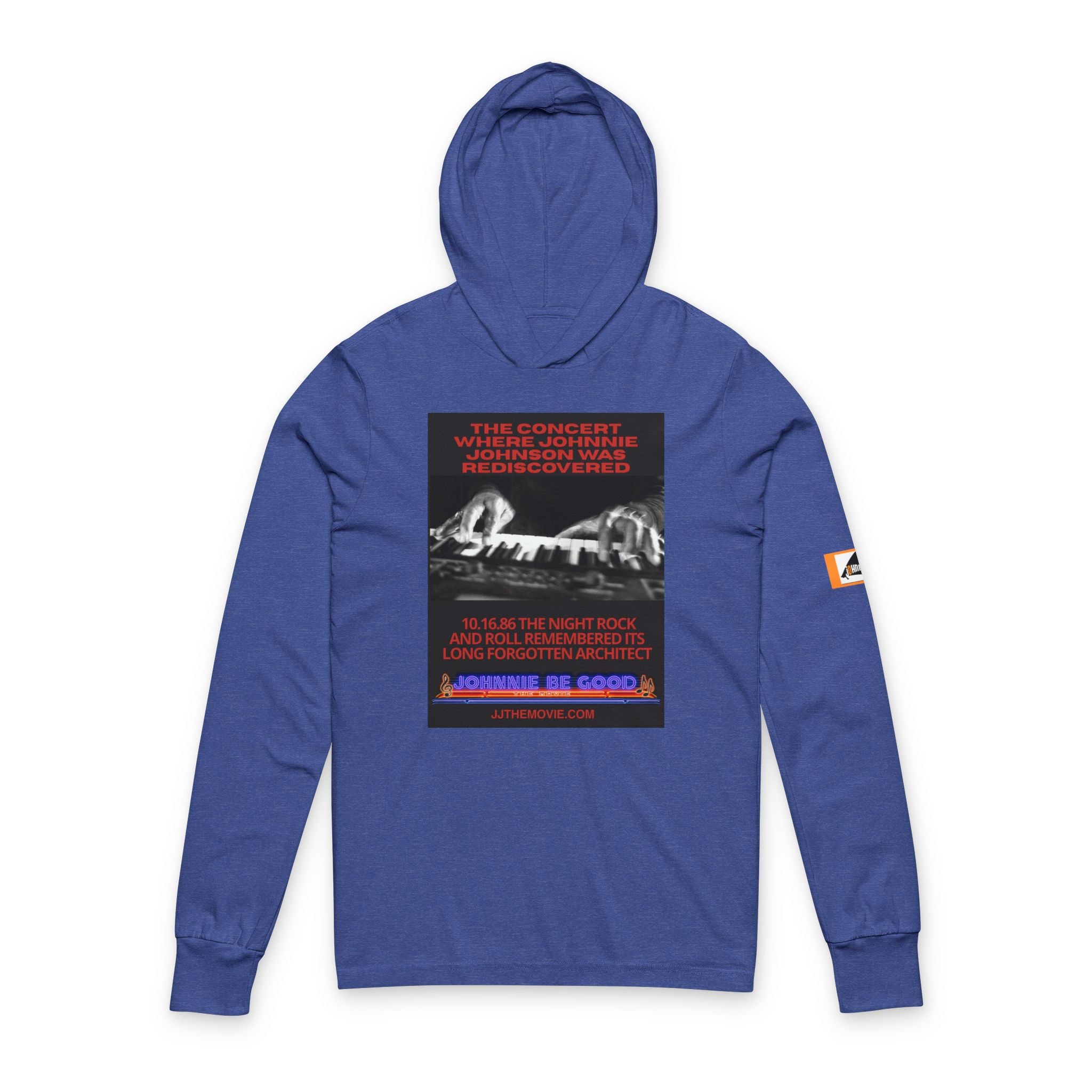 Team Johnnie Graphic Hooded Long Sleeve Tee