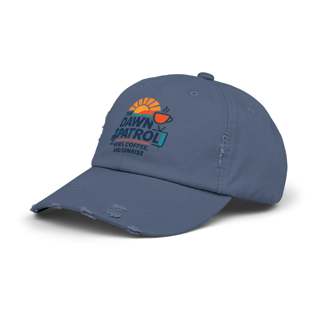 Dawn Patrol Distressed Cap - 'News, Coffee, and Sunrise' Vintage Baseball Hat