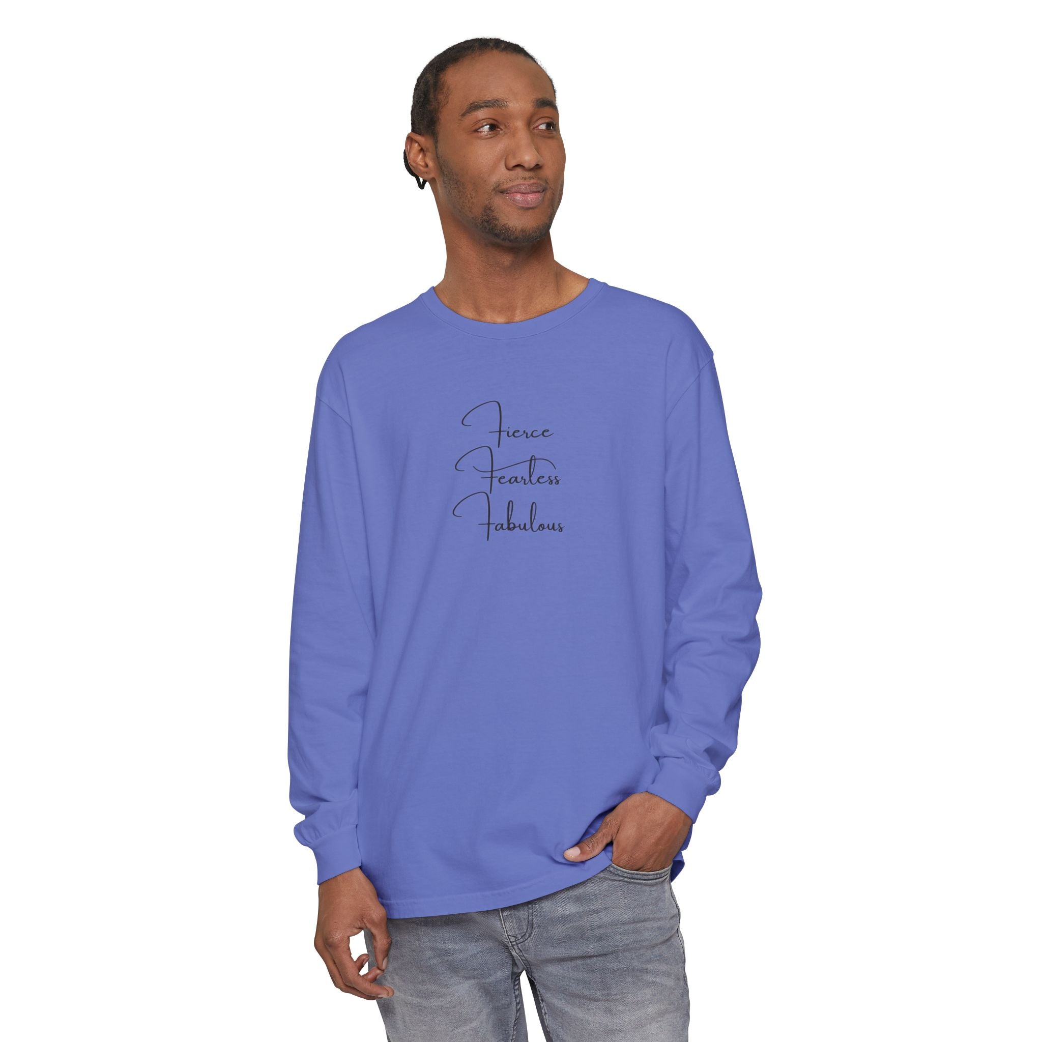 'Fierce Fearless Fabulous' Long Sleeve Tee