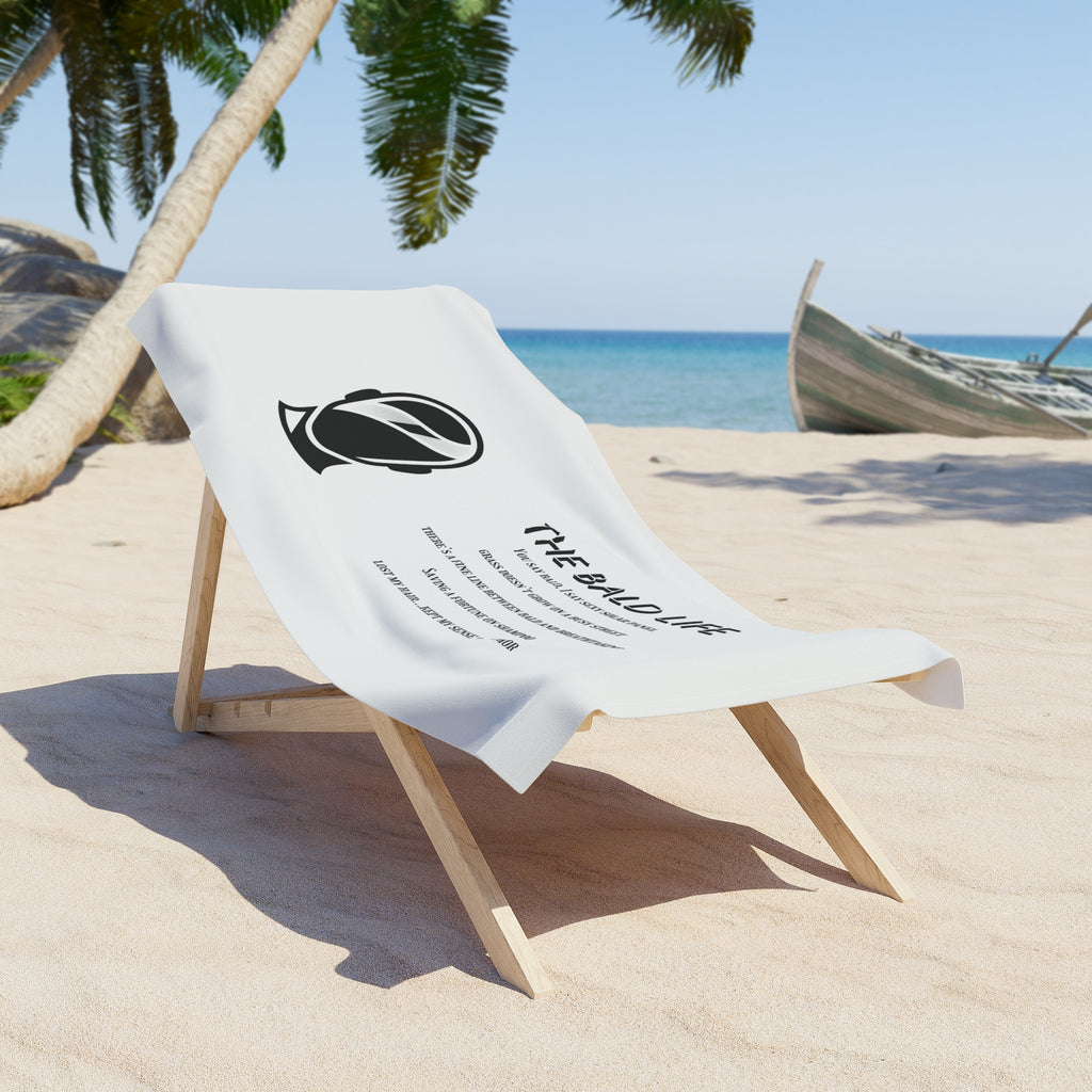 The Bald Life Beach Towel (Funny Gift)
