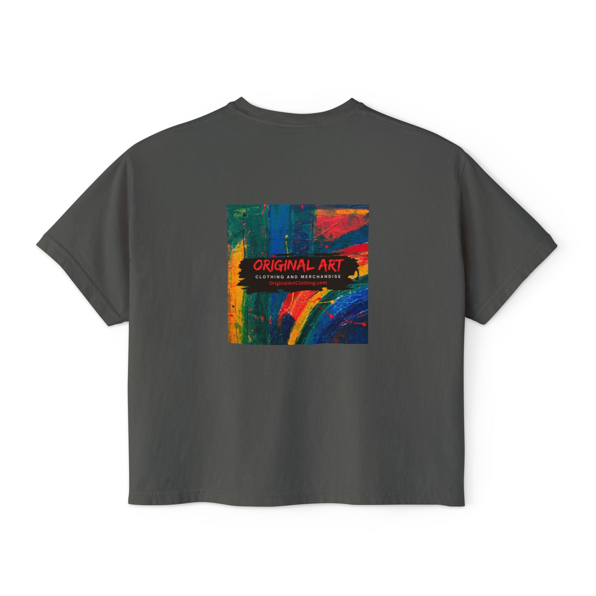 "Fierce Fearless Fabulous"Women's Boxy Tee — Minimal Script Graphic