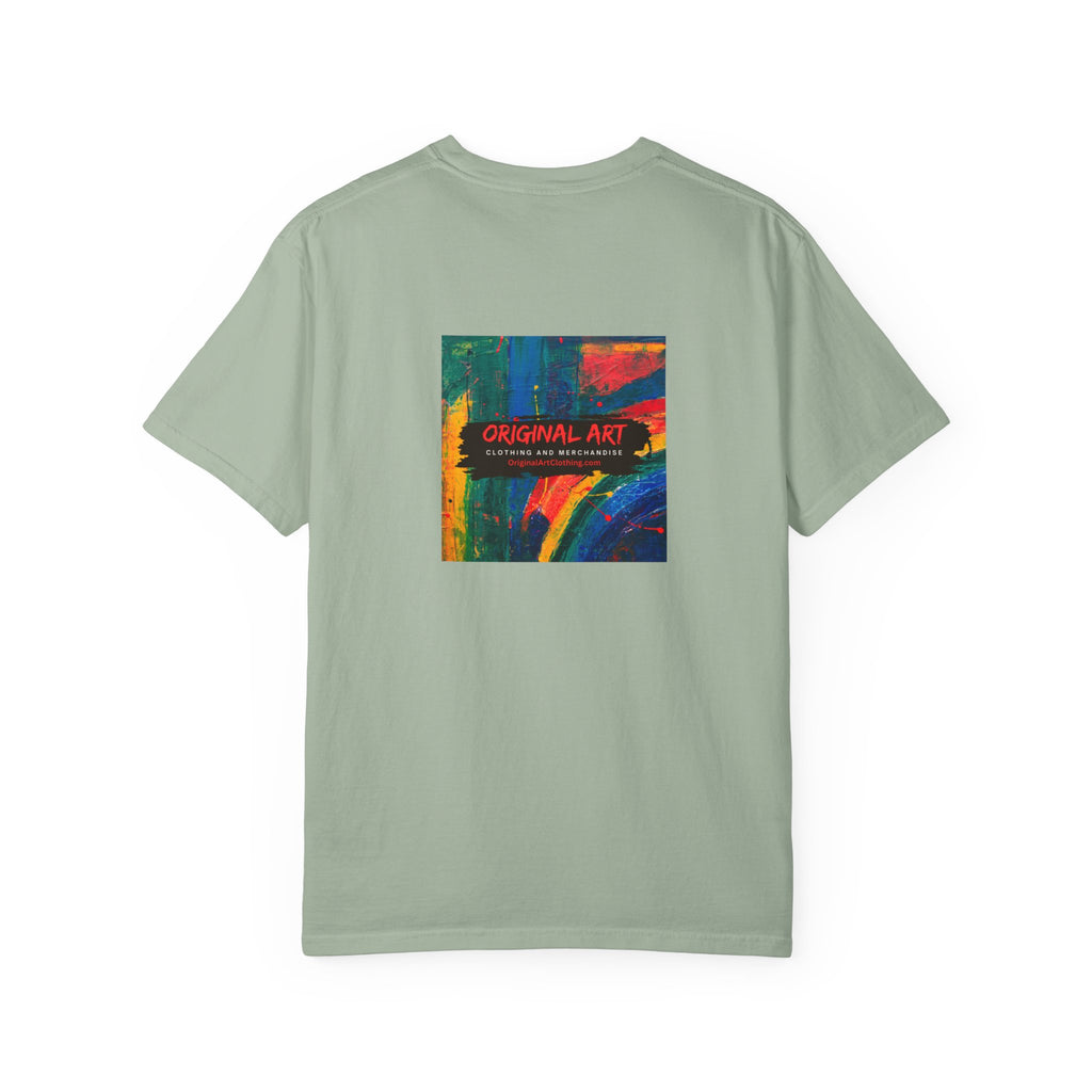 Teacher T-Shirt — "I teach. Kids first. Glitter optional." (Original Art Back)