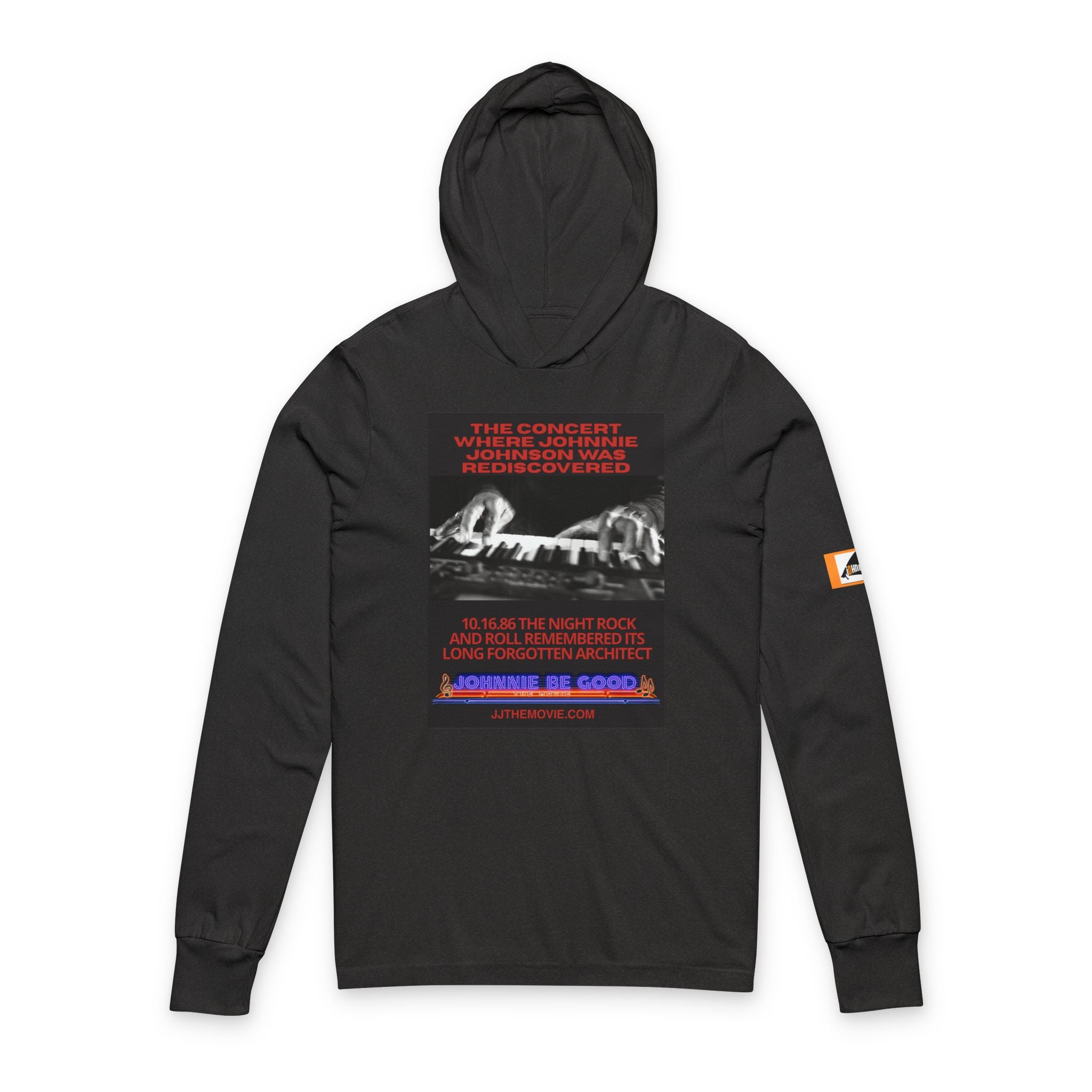 Team Johnnie Graphic Hooded Long Sleeve Tee