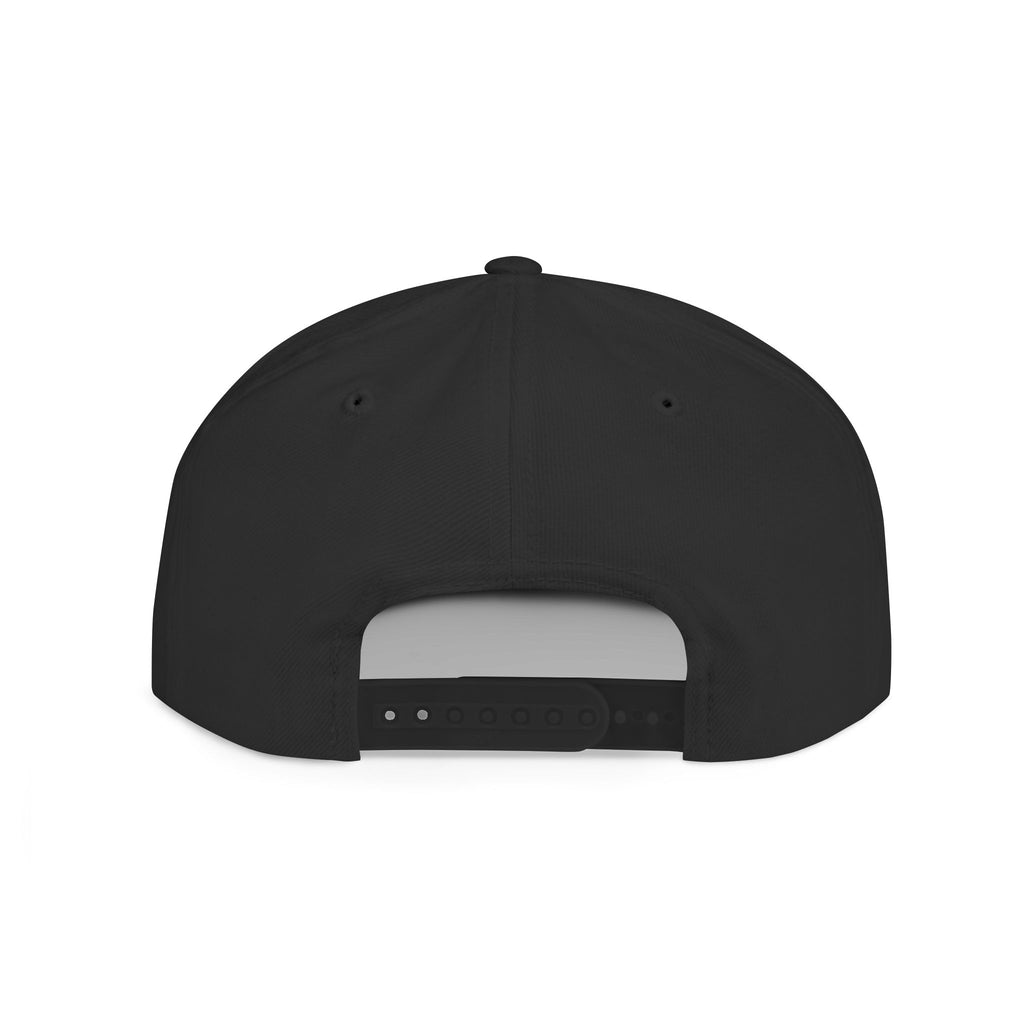 Snapback Hat — "Live Music Is My Jam" Graphic Flat Bill Cap