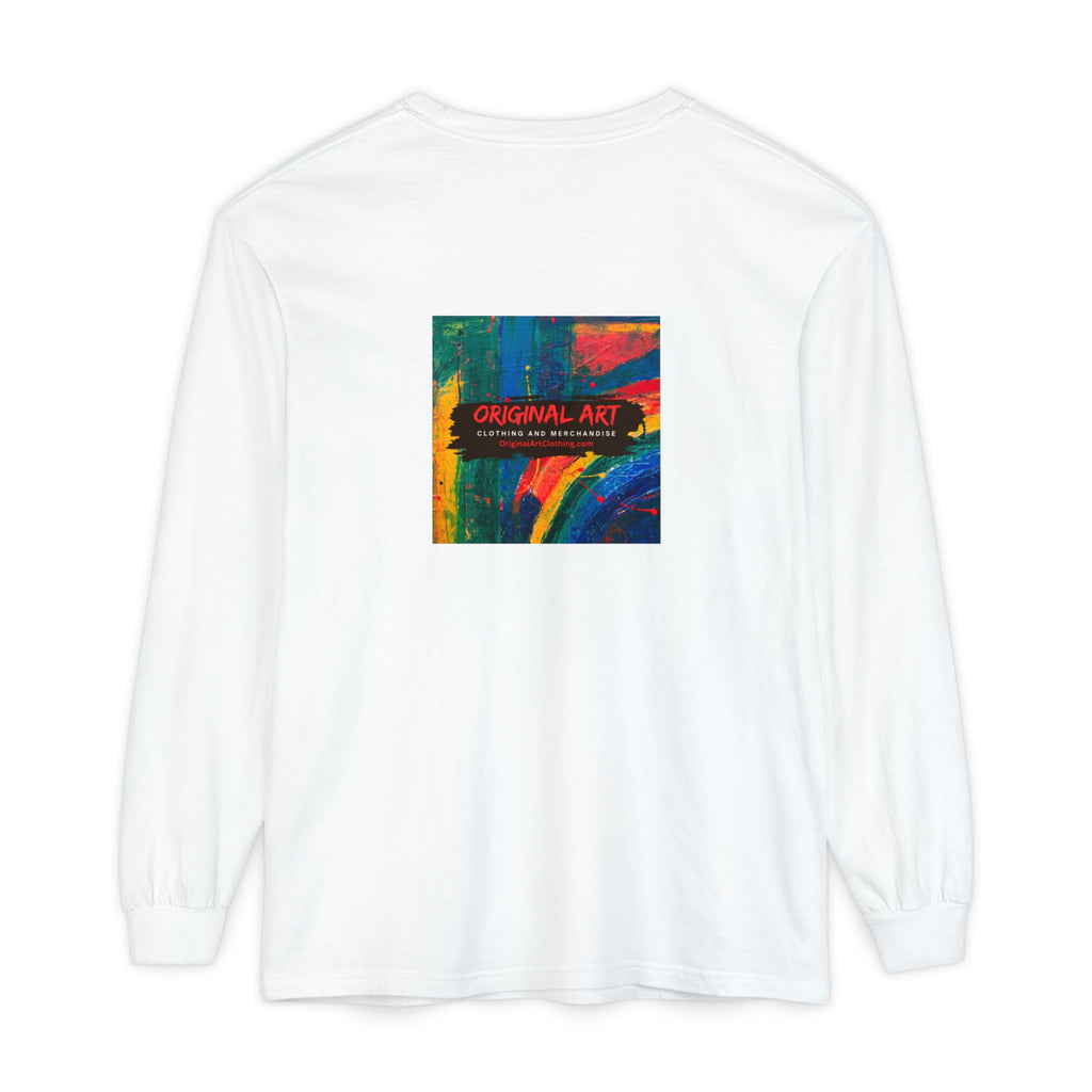 Dog Park Unisex Garment-dyed Long Sleeve T-Shirt
