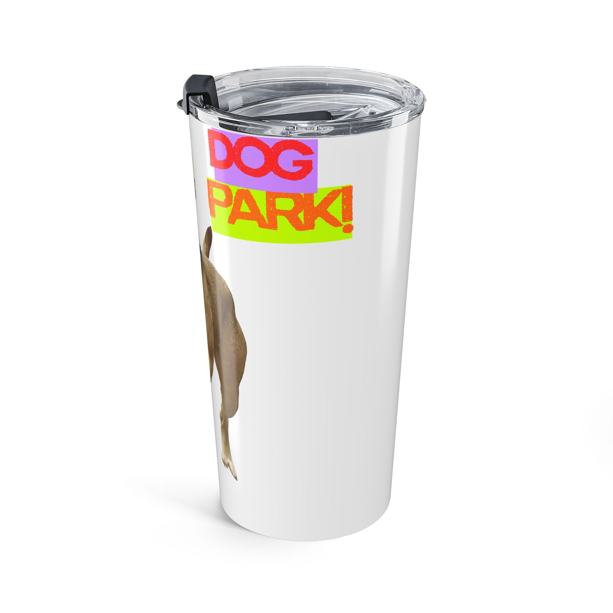 Dog Park Tumbler 20oz | Funny Pet Gift | Personalized Dog Travel Mug | Cute Canine Drinkware | Perfect for Dog Owners, Animal Lovers