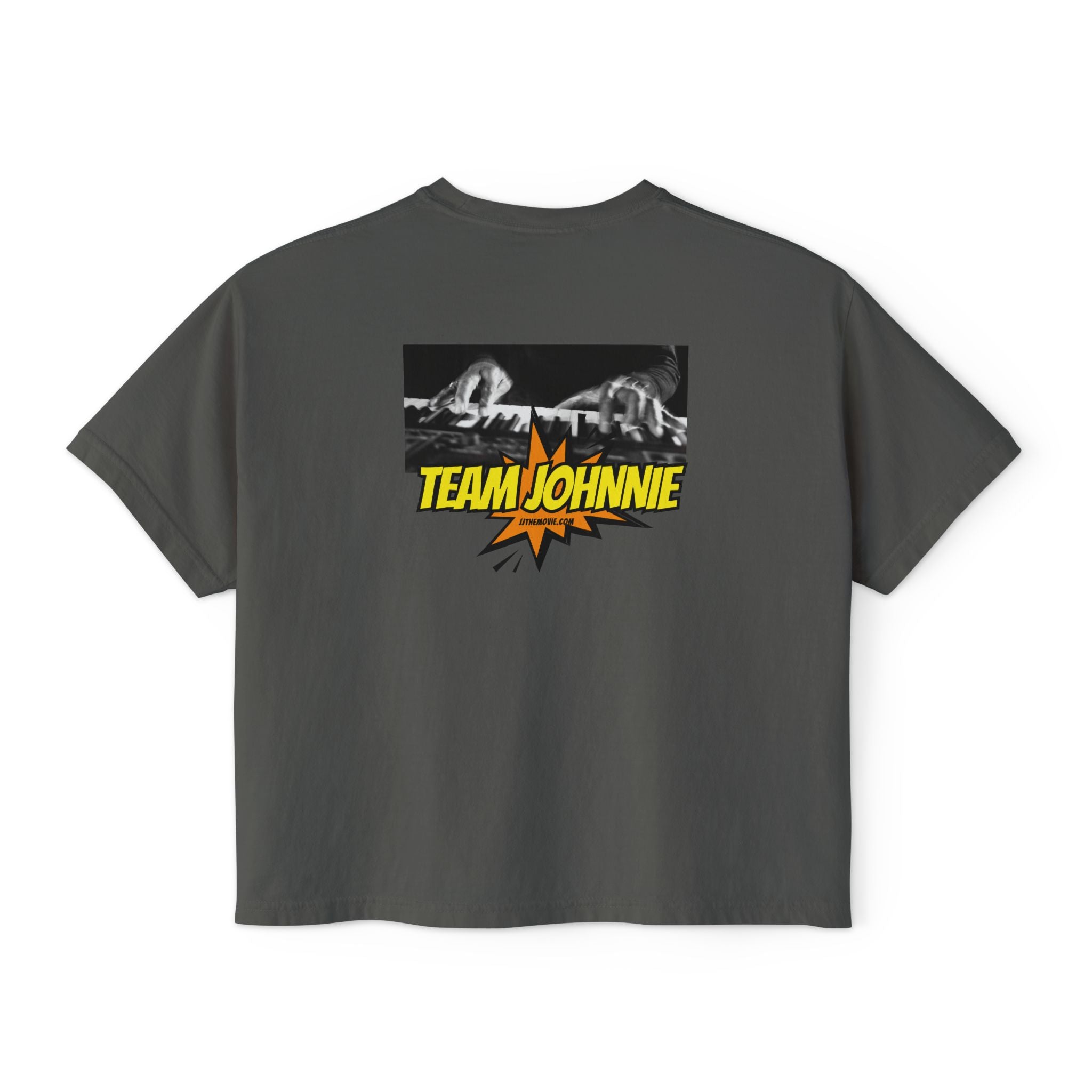 'The Concert: Johnnie Johnson' Ticket Design Graphic Boxy Tee