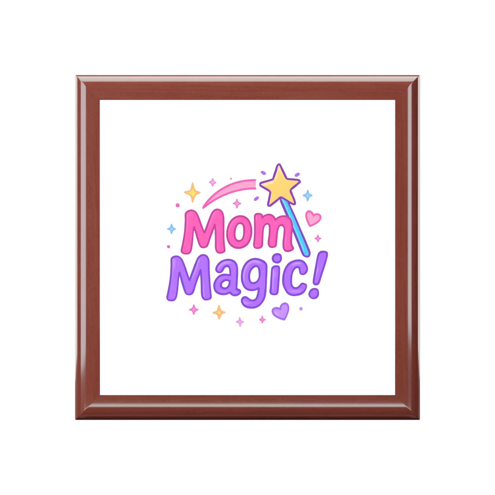 "Mom Magic!" Decorative Keepsake Jewelry Box for Mother's Day & Gifts
