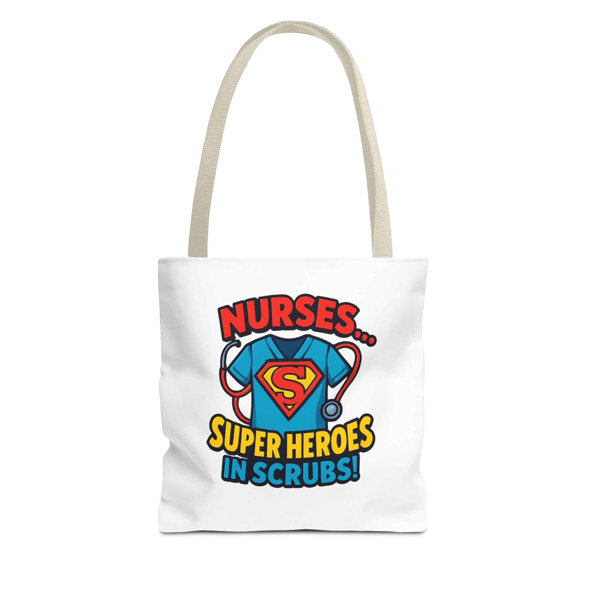 Nurse Tote Bag — "Nurses... Super Heroes in Scrubs" Gift Tote