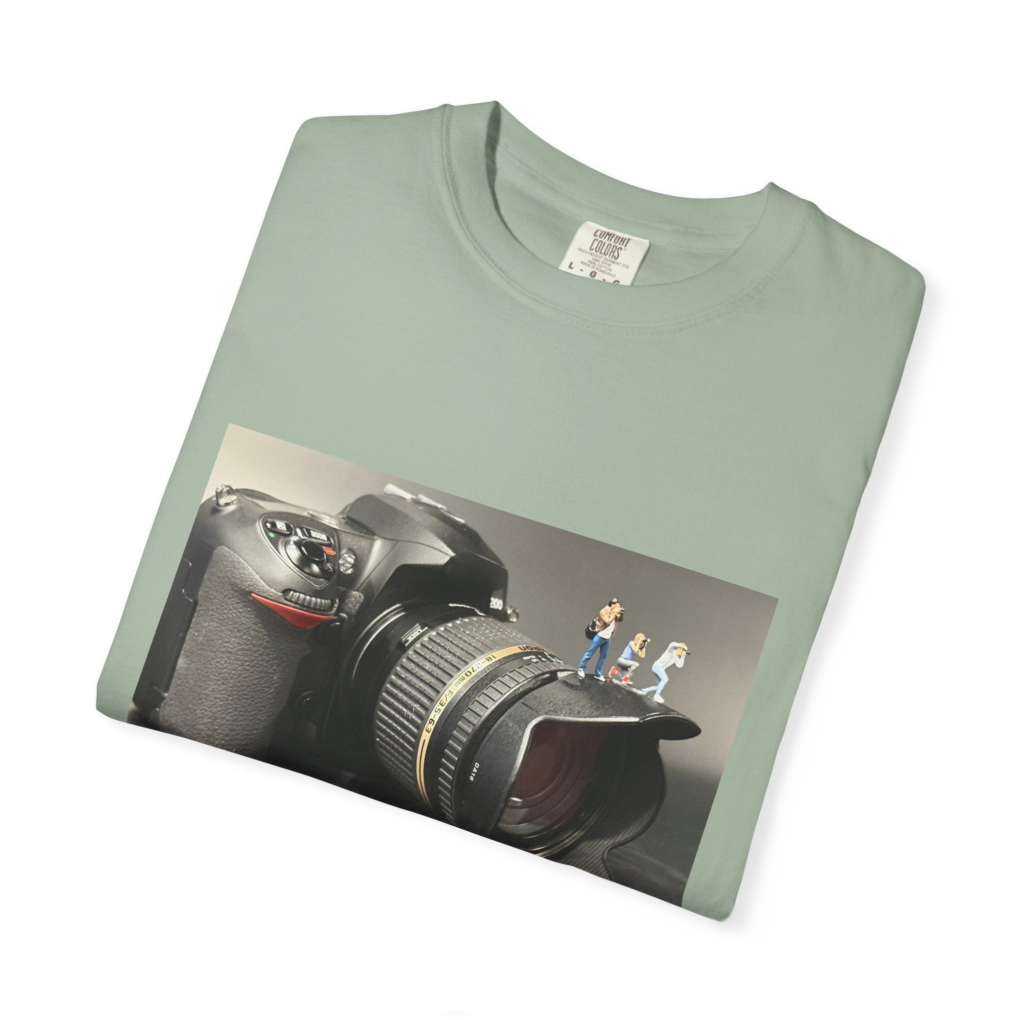 Patience & Focus Camera Tee — Photographer Inspirational Graphic T-Shirt