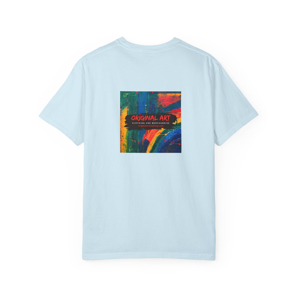 Teacher T-Shirt — "I teach. Kids first. Glitter optional." (Original Art Back)