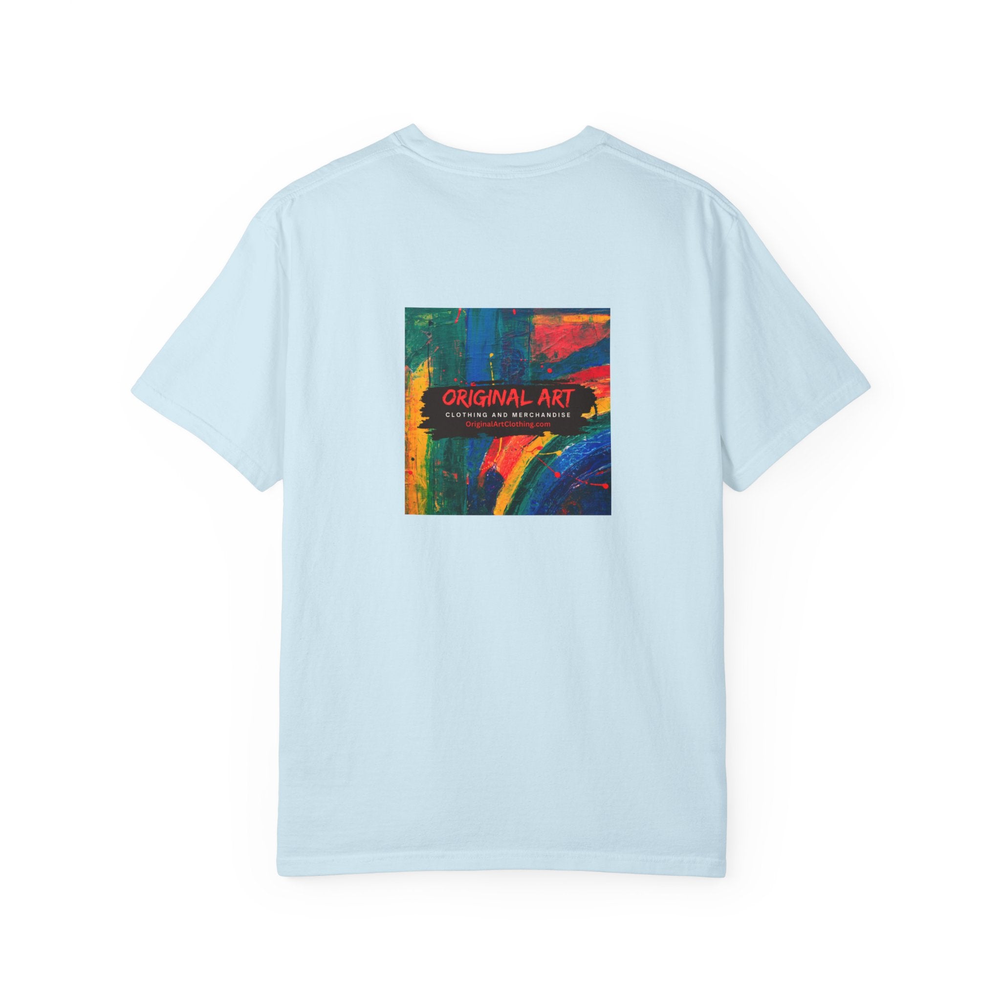 Teacher T-Shirt — "I teach. Kids first. Glitter optional." (Original Art Back)