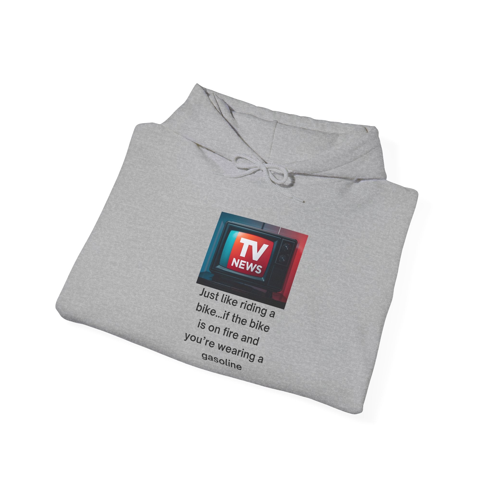 TV News Humor: Unisex Heavy Blend Hoodie