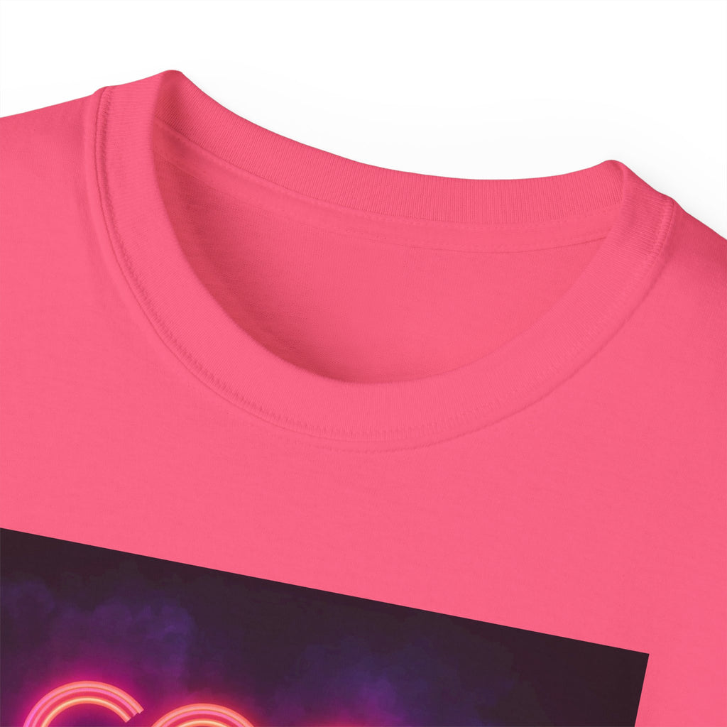 Cool Neon Graphic Tee for Trendy Casual Wear, Retro Vibe Shirt, Gift for Teens, Festival Outfit, Summer Essential