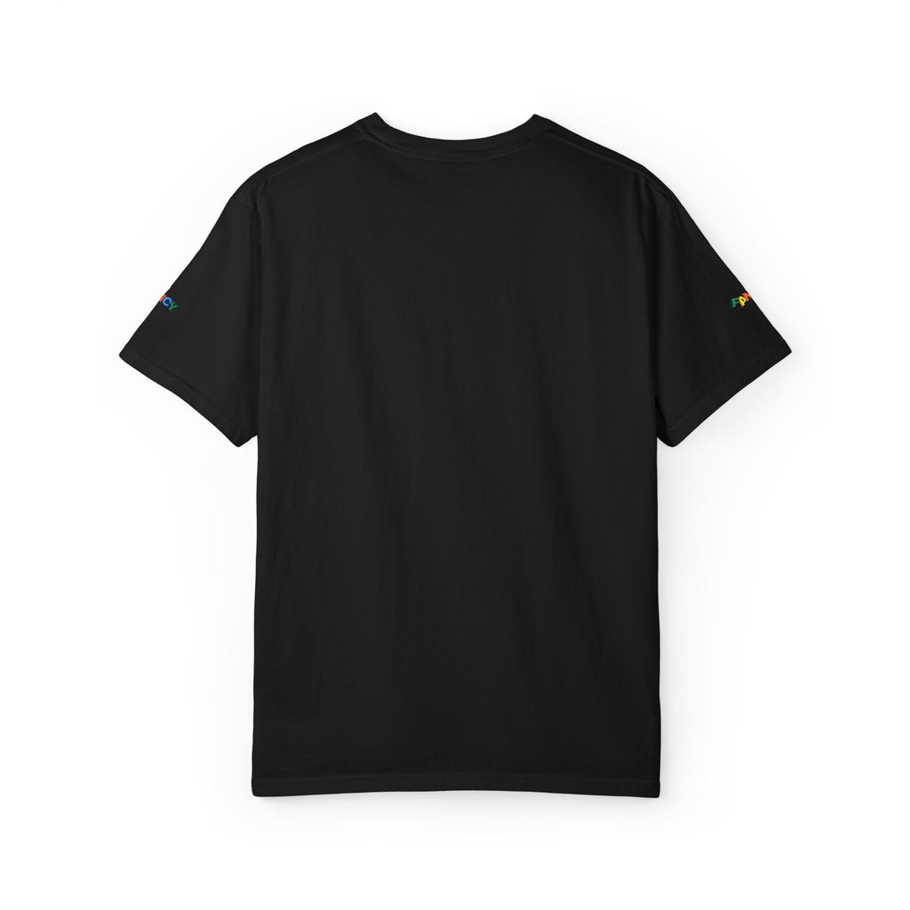 "Fancy" Colorful Logo T-Shirt — Small Chest & Sleeve Graphic